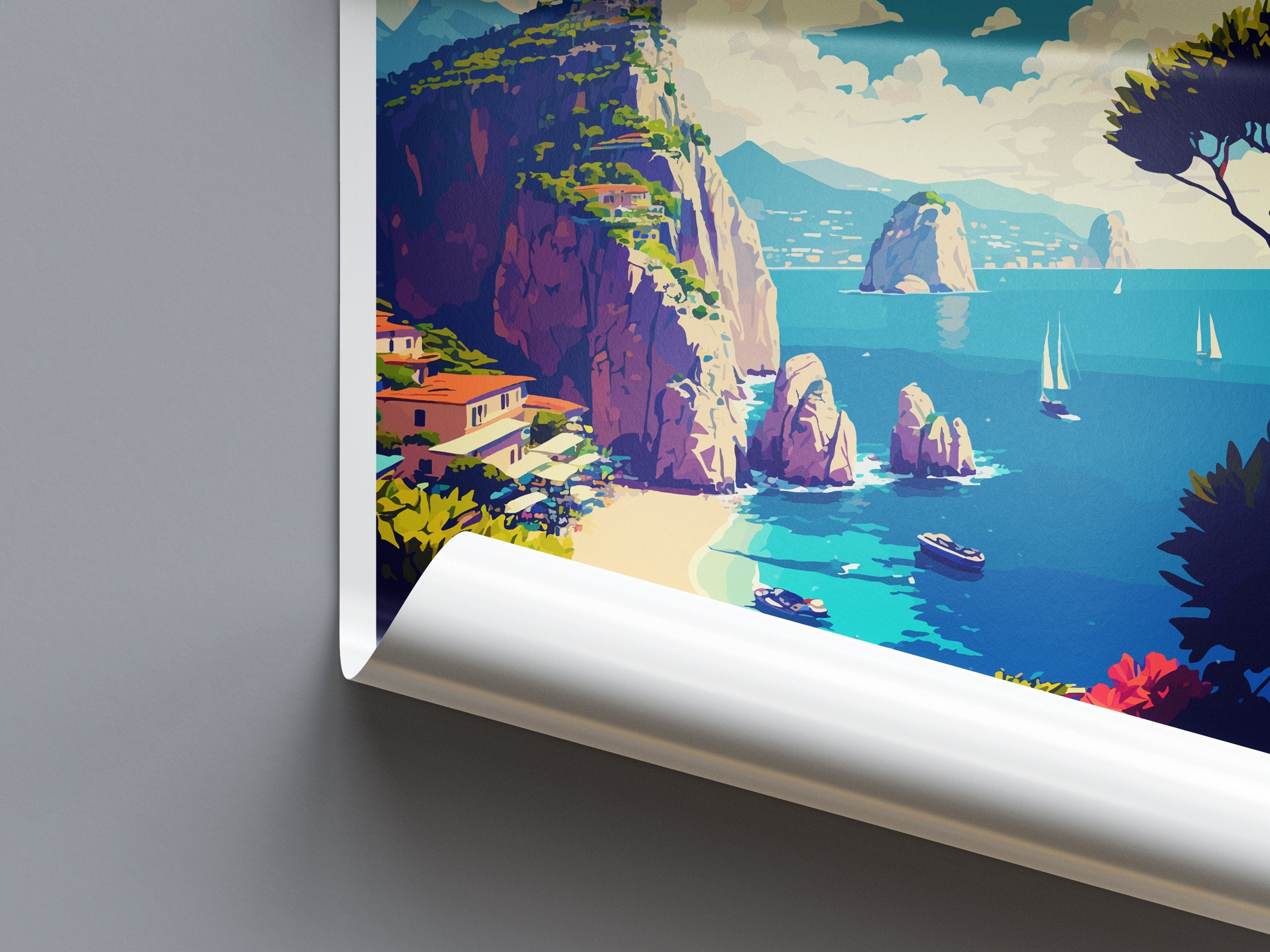 Capri Travel Print