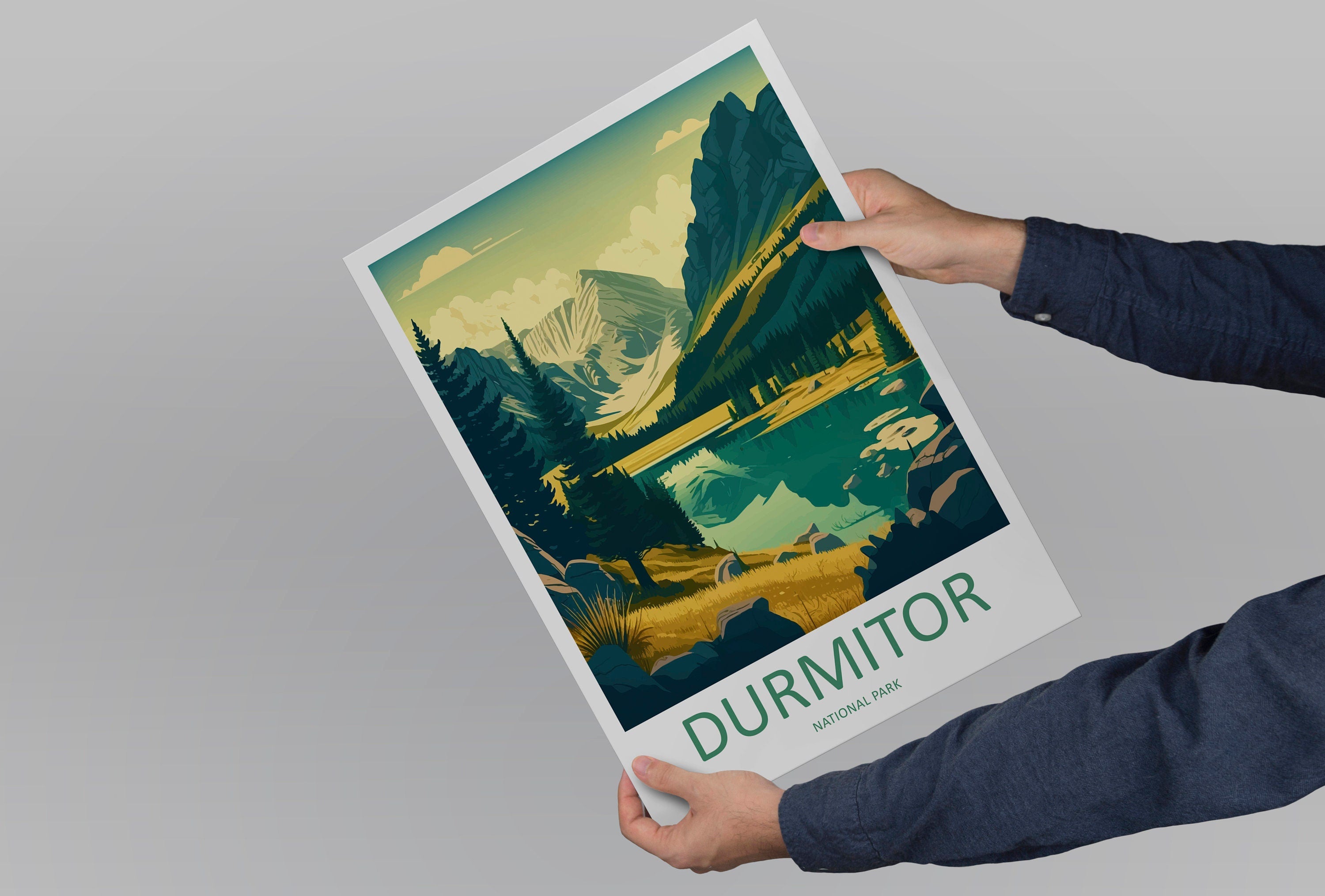 Durmitor National Park Travel Print Durmitor Home Décor National Park Art Print Montenegro