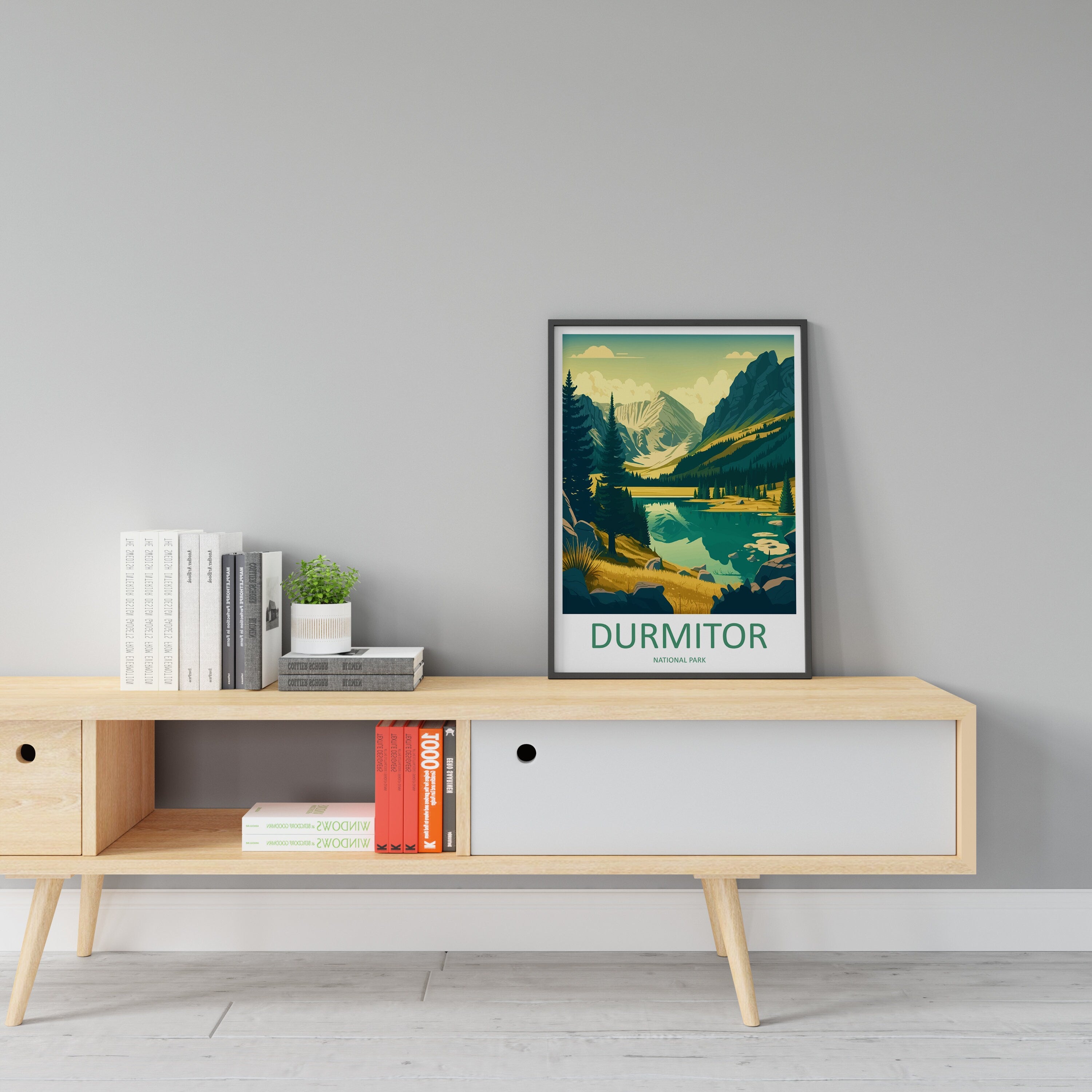 Durmitor National Park Travel Print Durmitor Home Décor National Park Art Print Montenegro