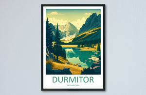 Durmitor National Park Travel Print Durmitor Home Décor National Park Art Print Montenegro