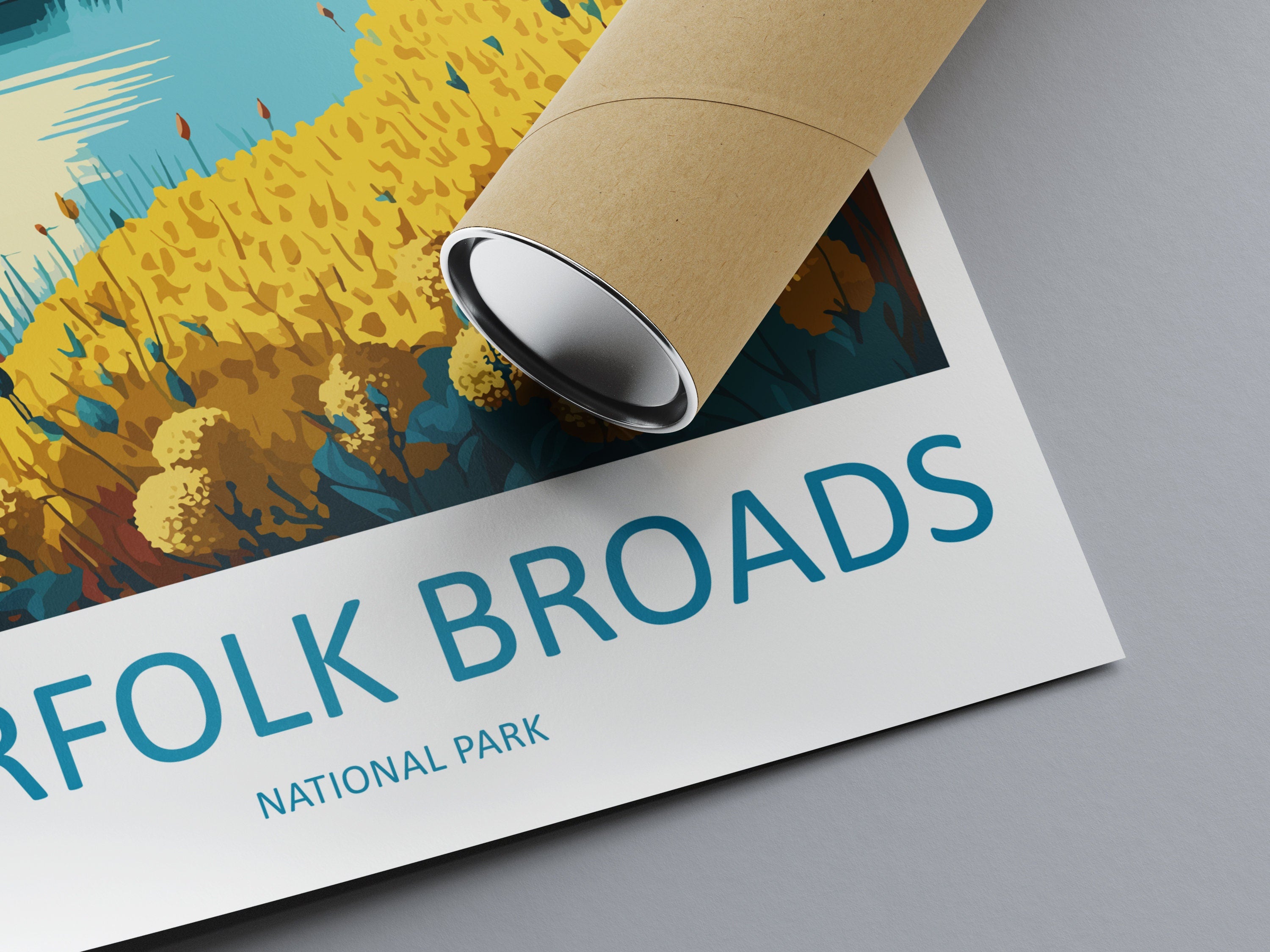 Norfolk Broads Travel Print