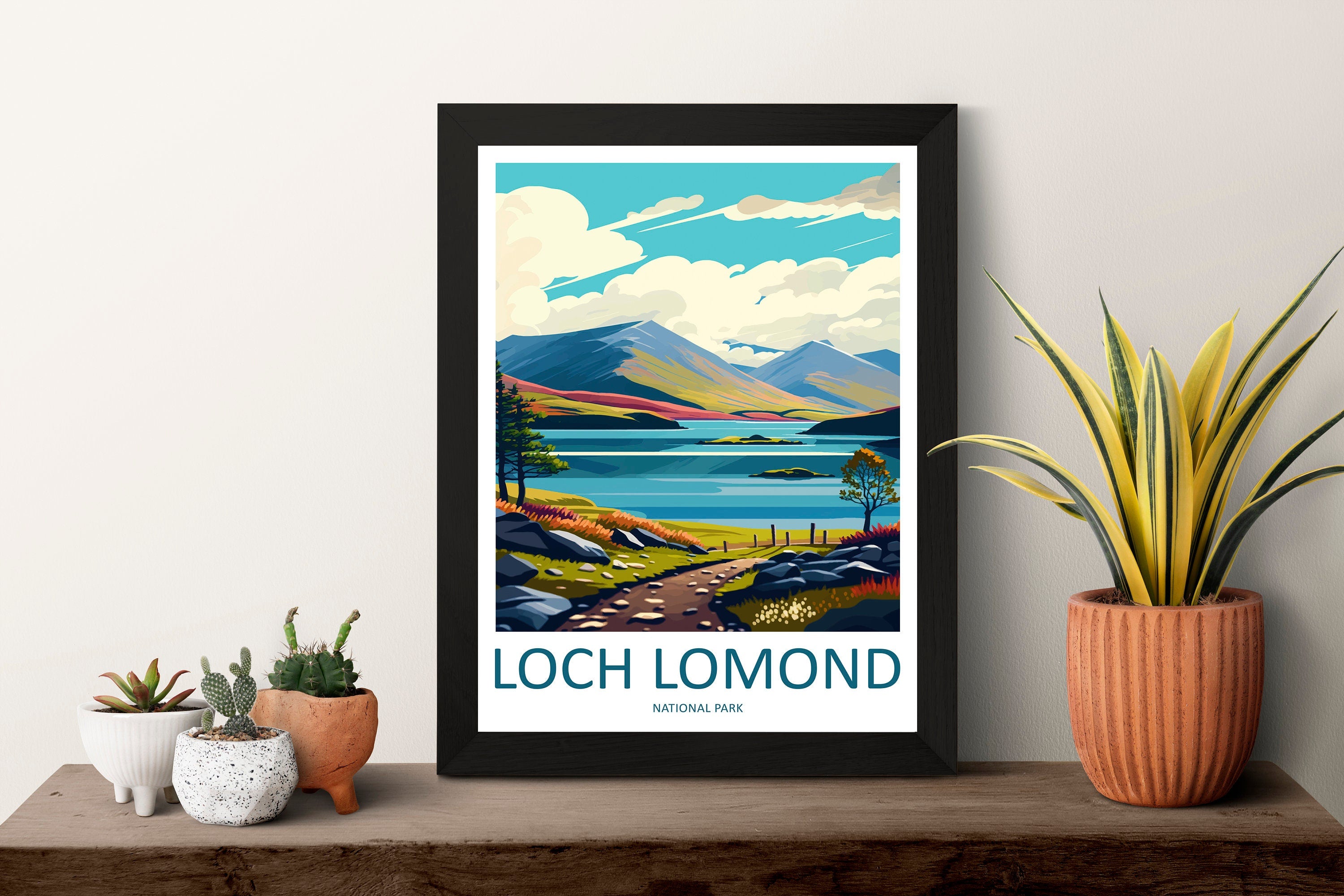 Loch Lomond Travel Print