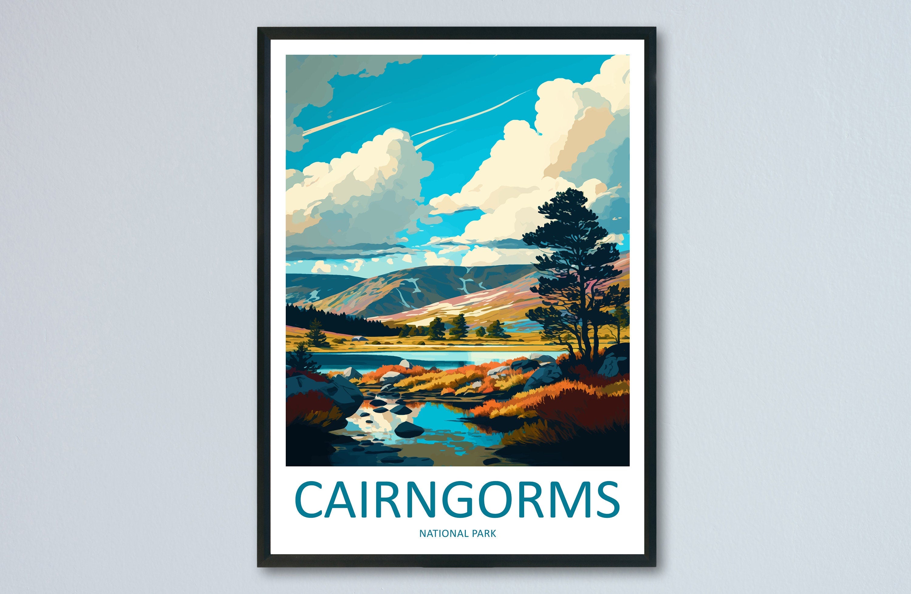 Cairngorms Travel Print