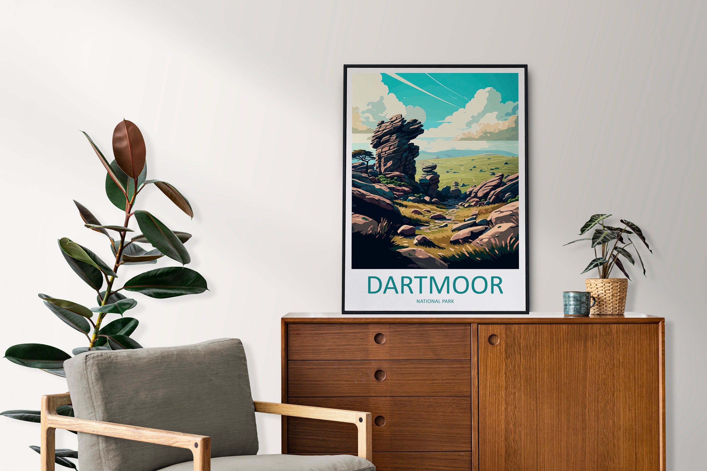 Dartmoor Travel Print