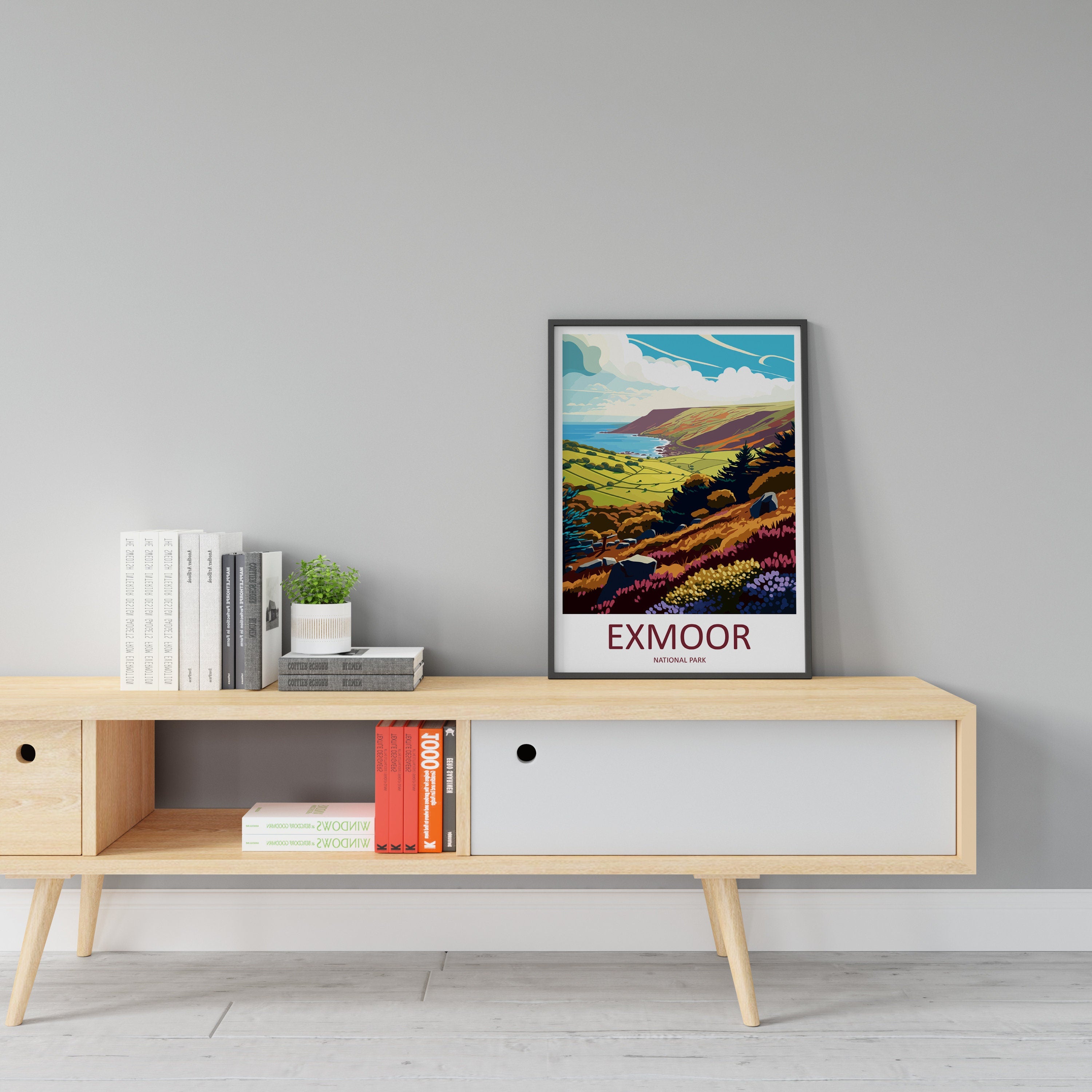 Exmoor Travel Print