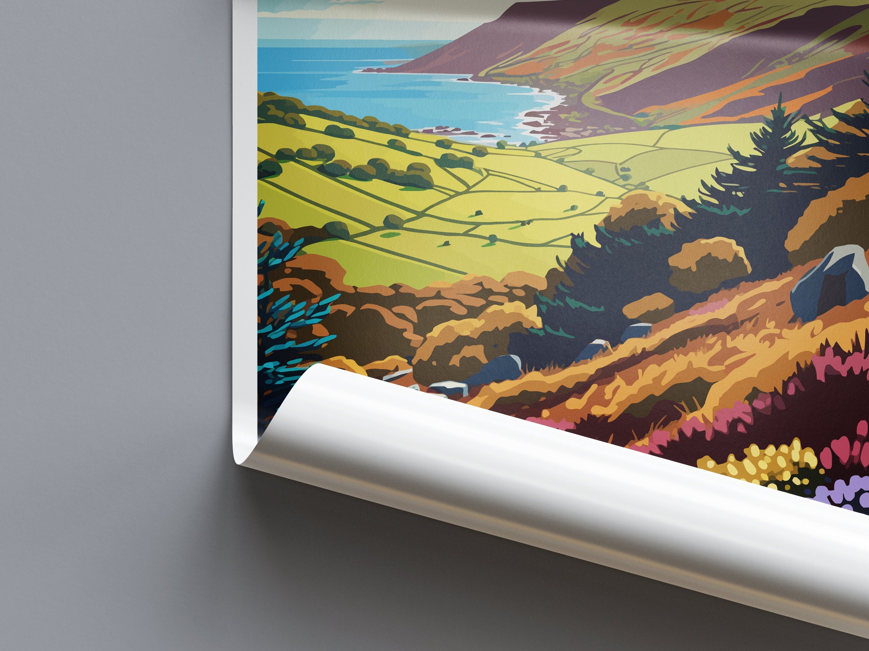 Exmoor Travel Print