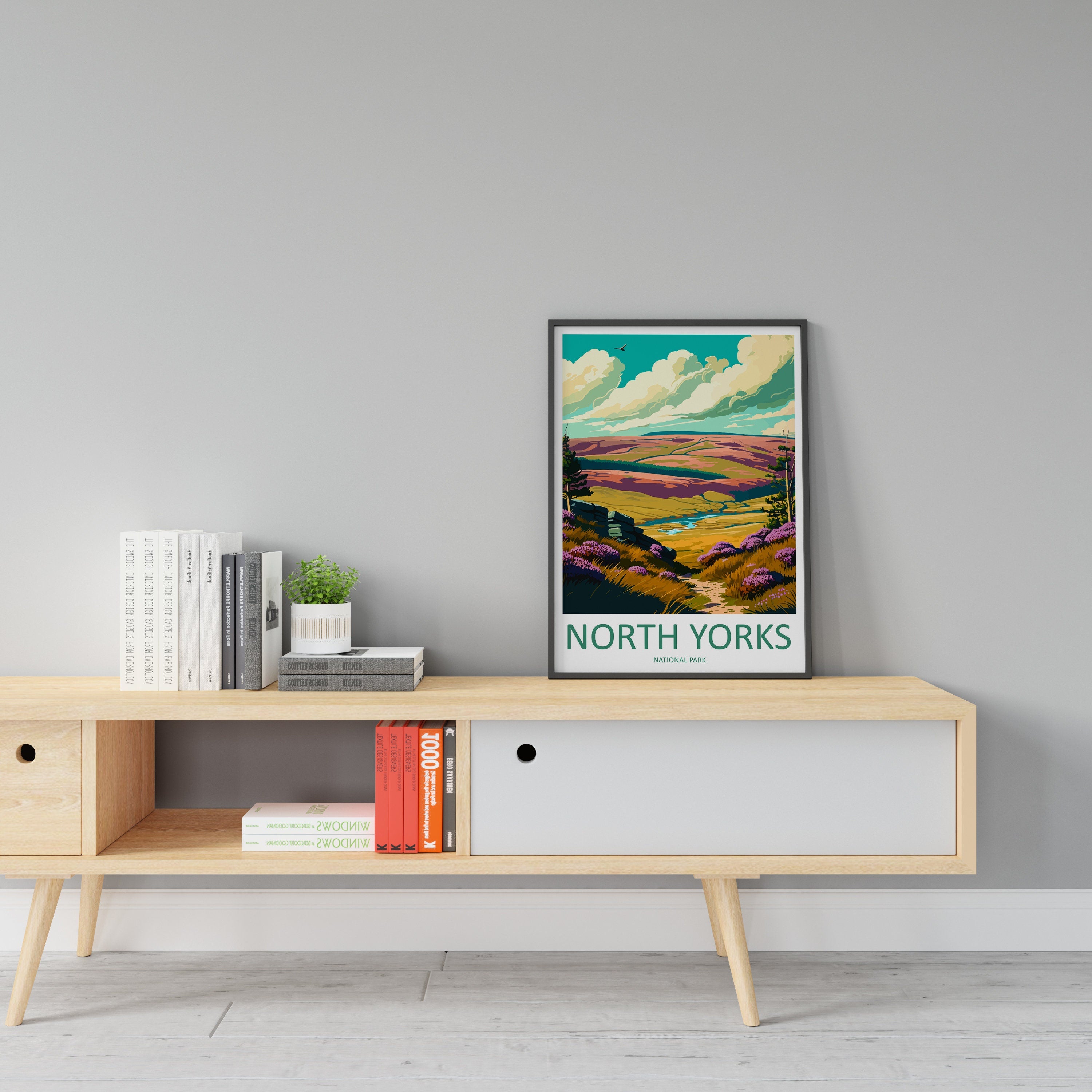 North York Moors Travel Print