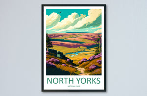 North York Moors Travel Print