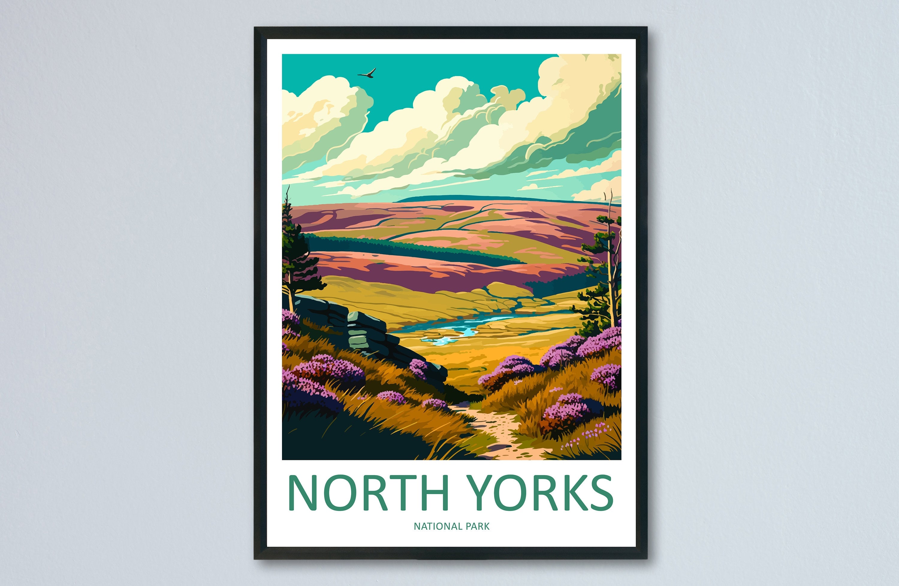 North York Moors Travel Print