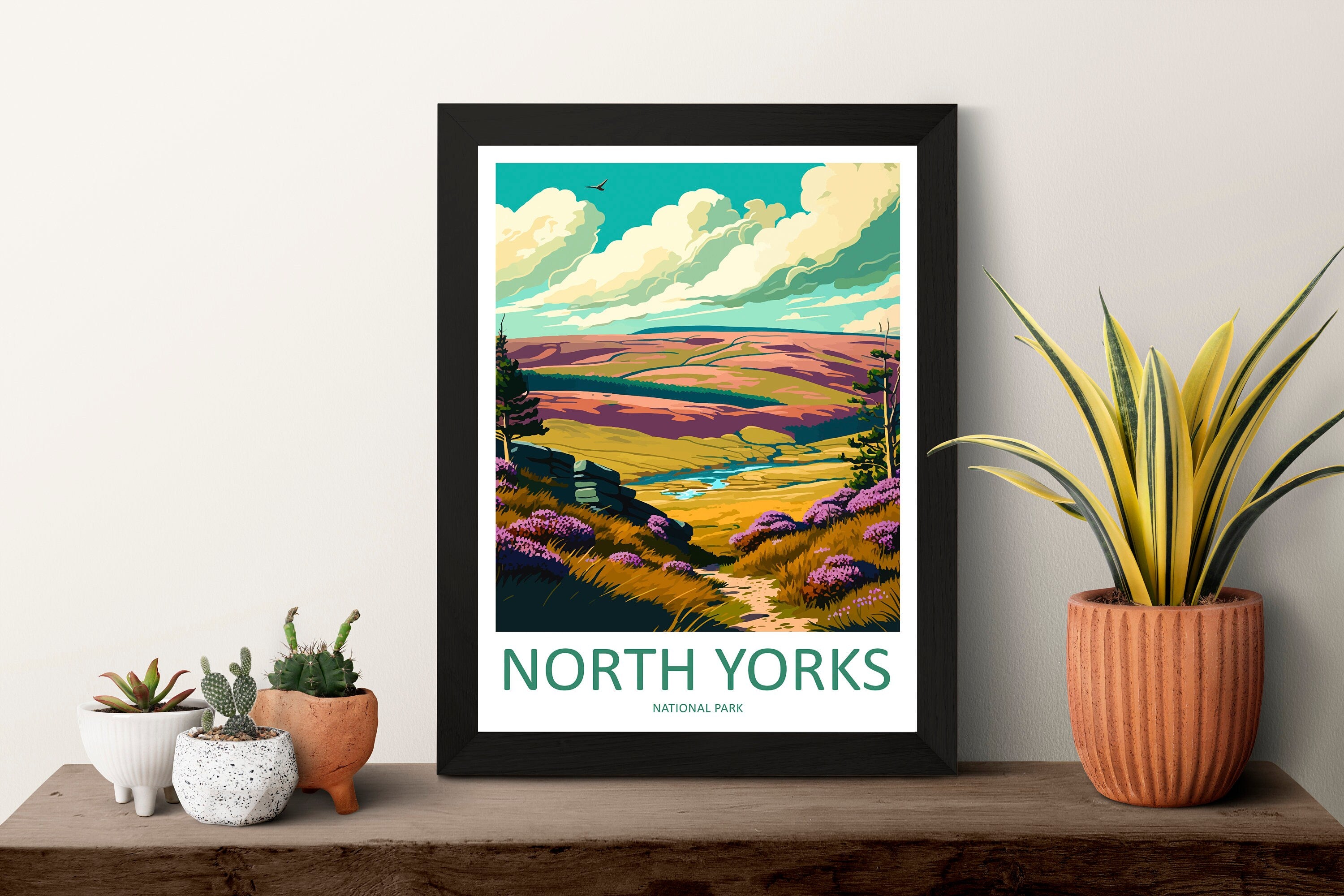 North York Moors Travel Print