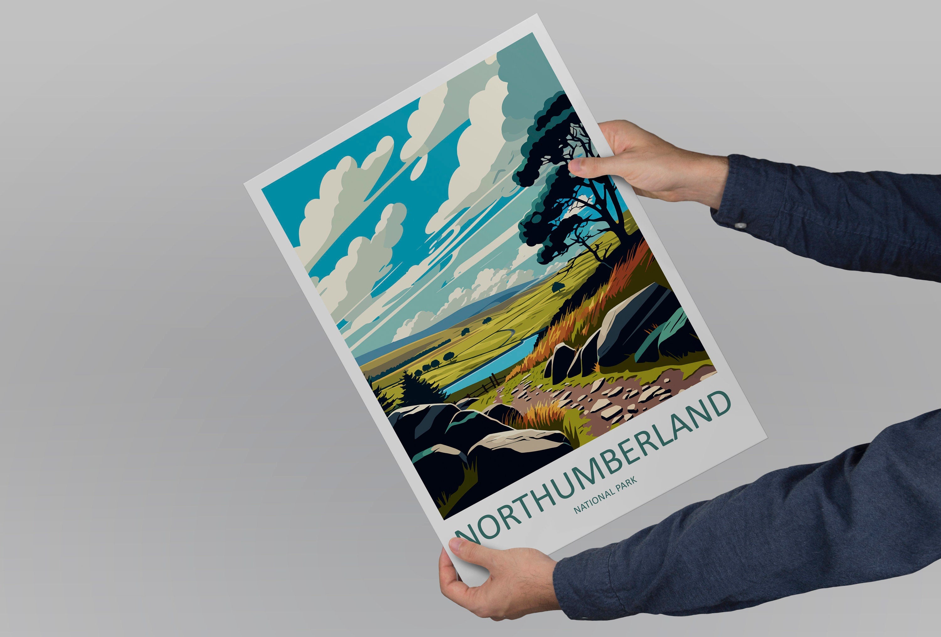 Northumberland Travel Print