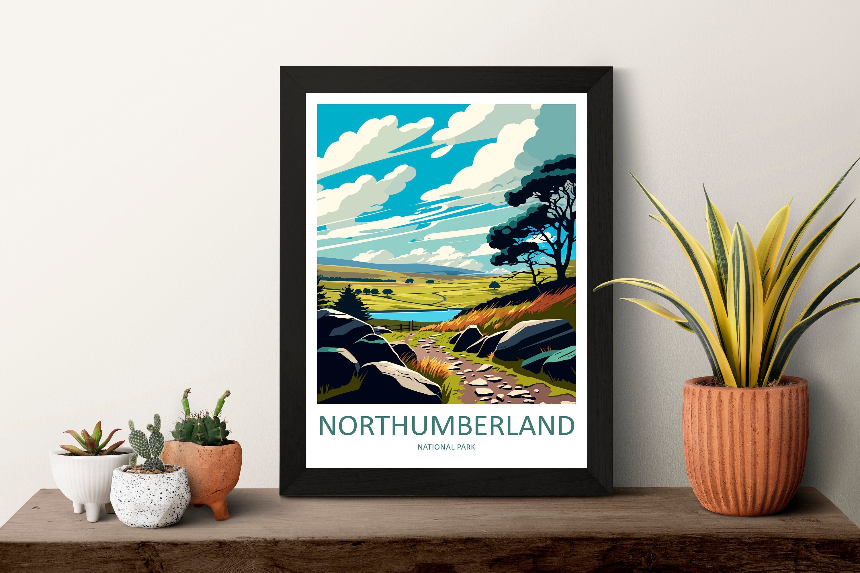 Northumberland Travel Print