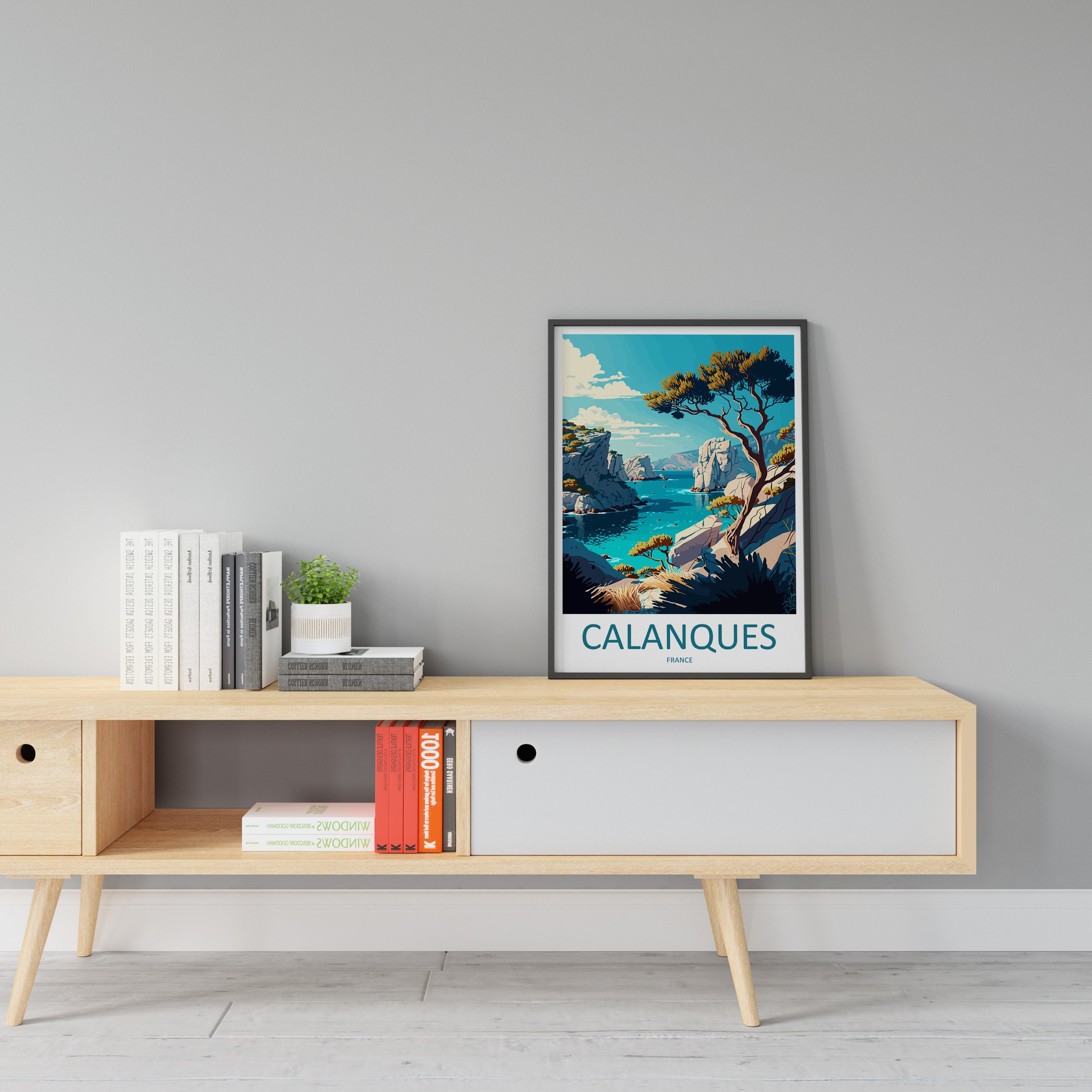 Calanques Travel Print