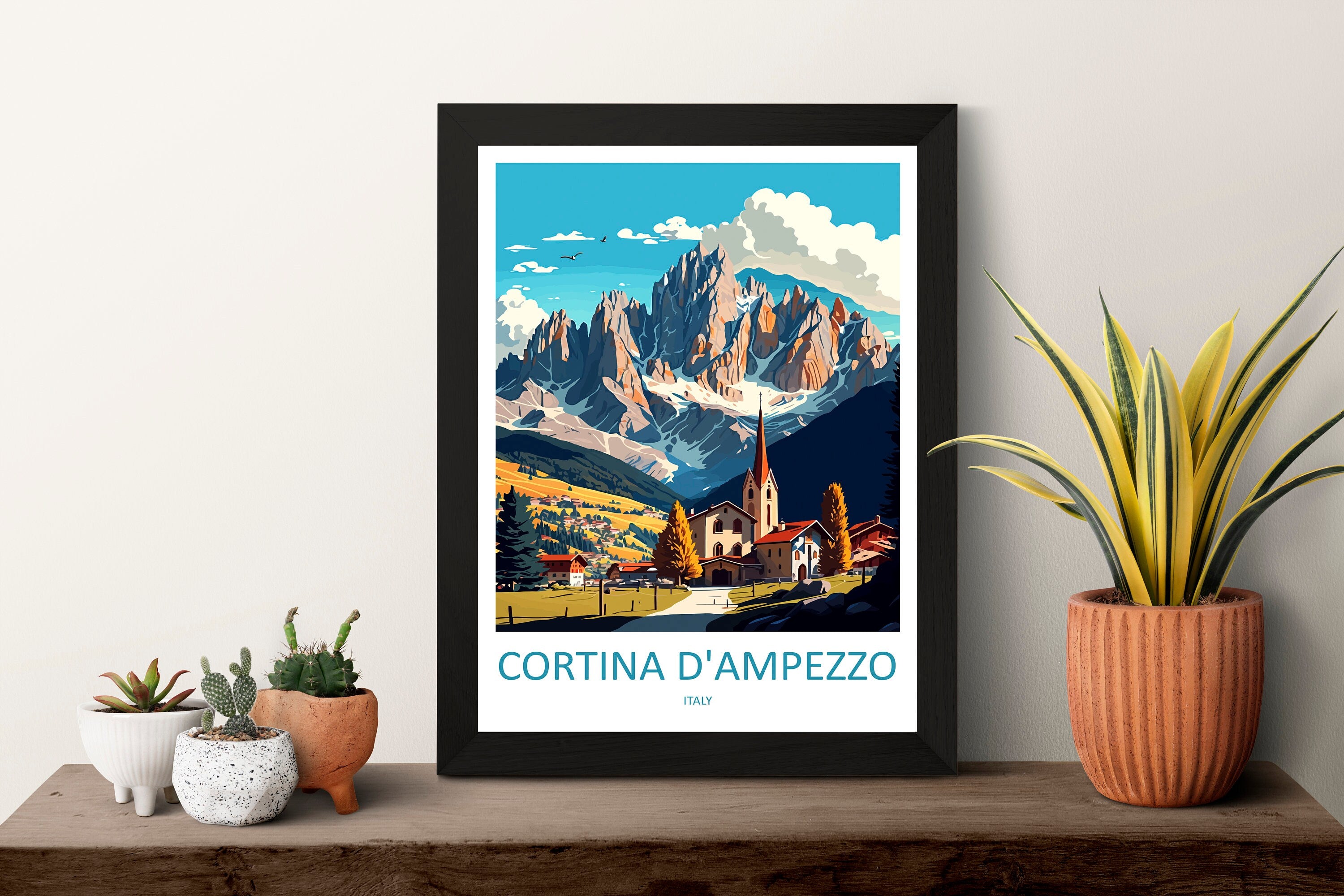 Cortina d'ampezzo Travel Print