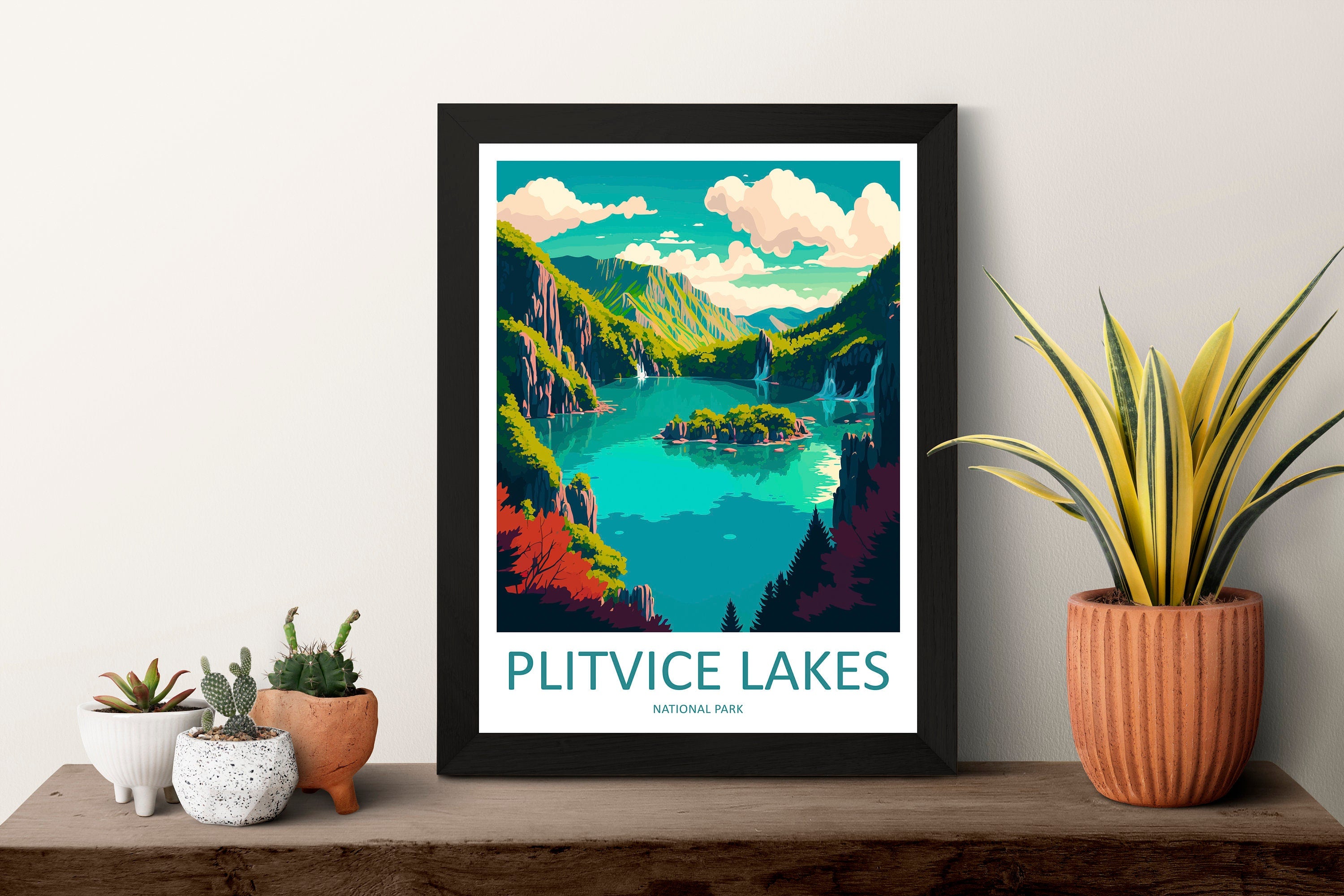 Plitvice Lake National Park Travel Print