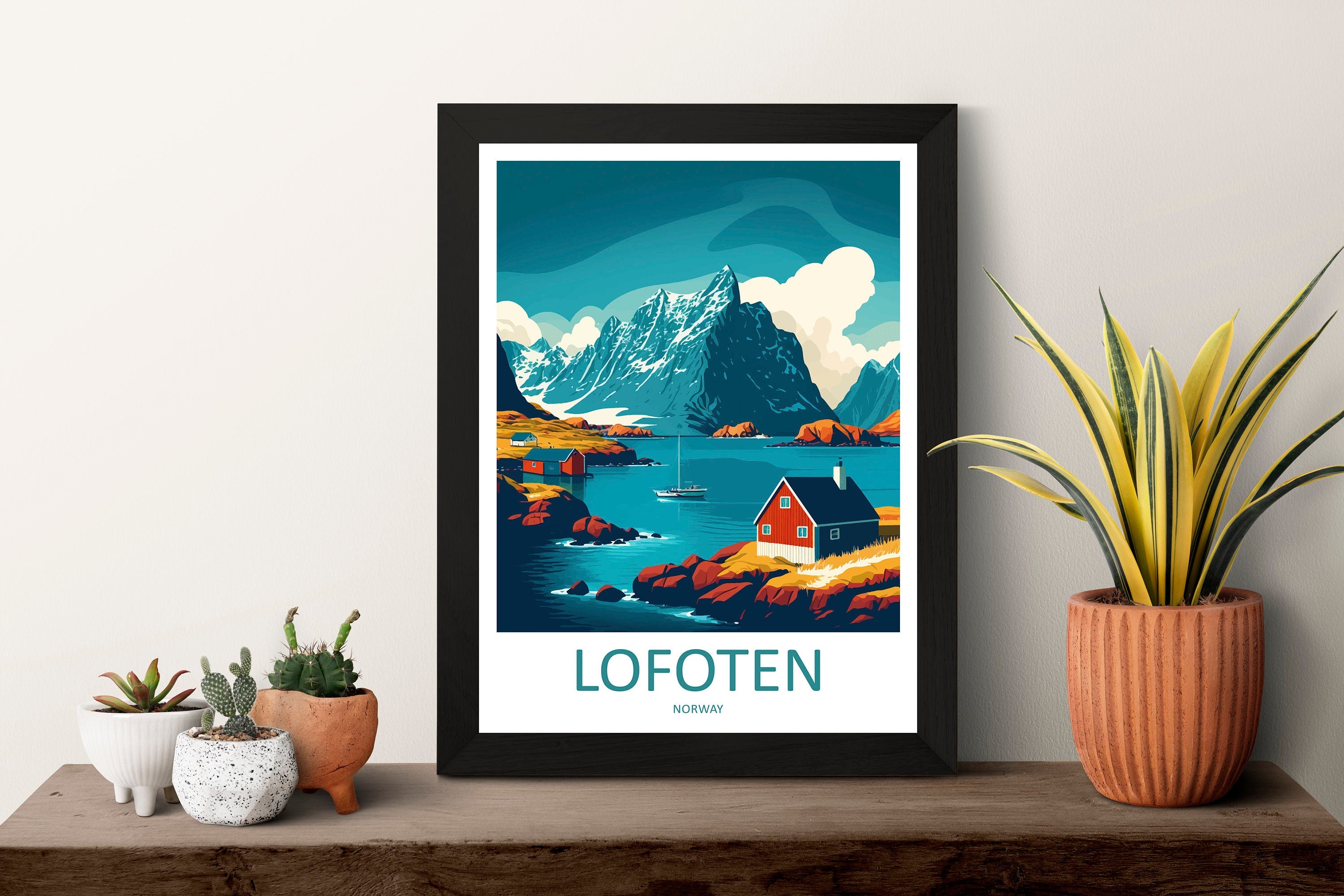 Lofoten Islands Travel Print Lofoten Home Décor Lofoten Islands Art Print Norwegian Wall Print For Lofoten Gift Wall Hanging Lofoten Artwork