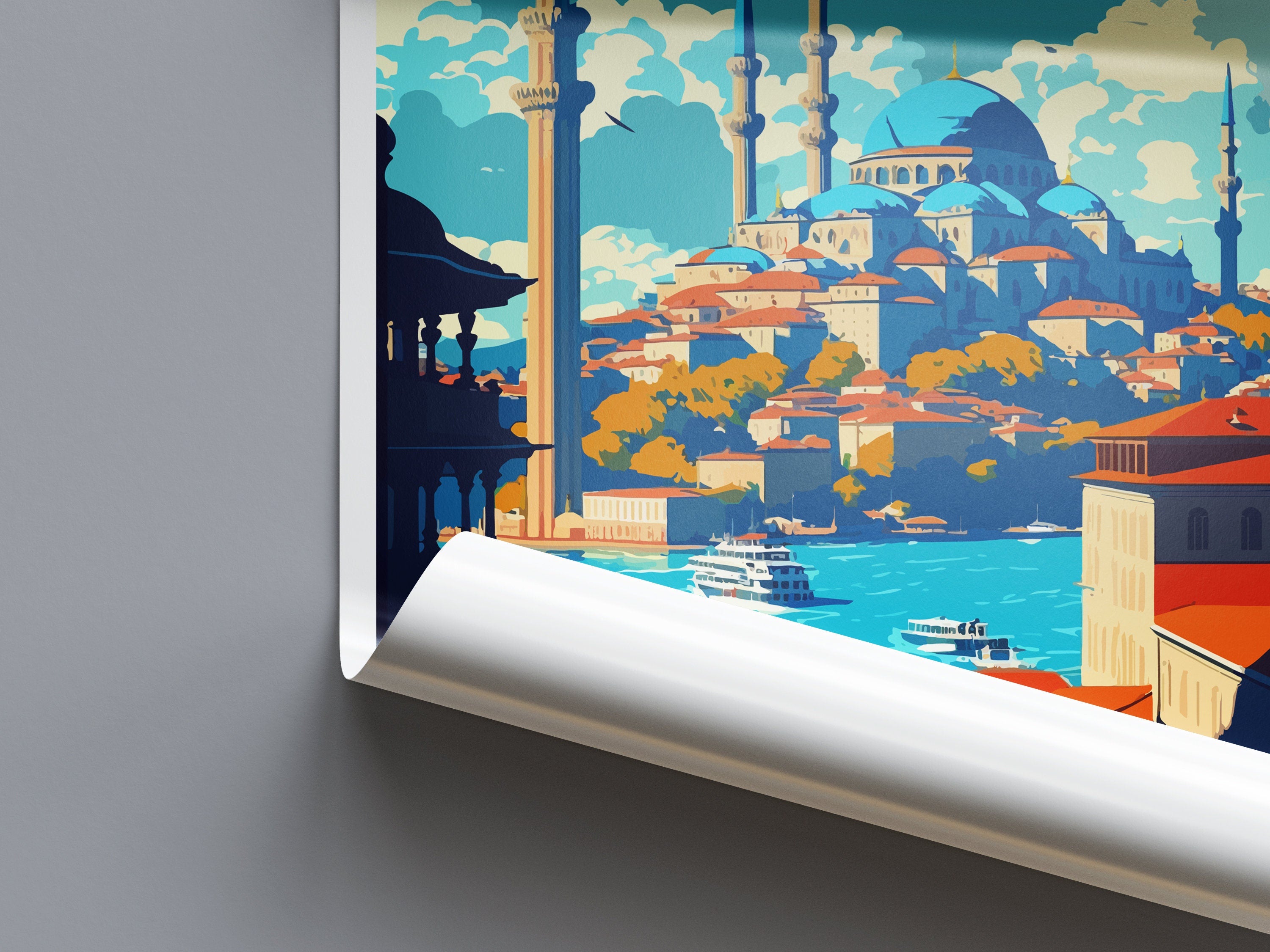 Istanbul Travel Print