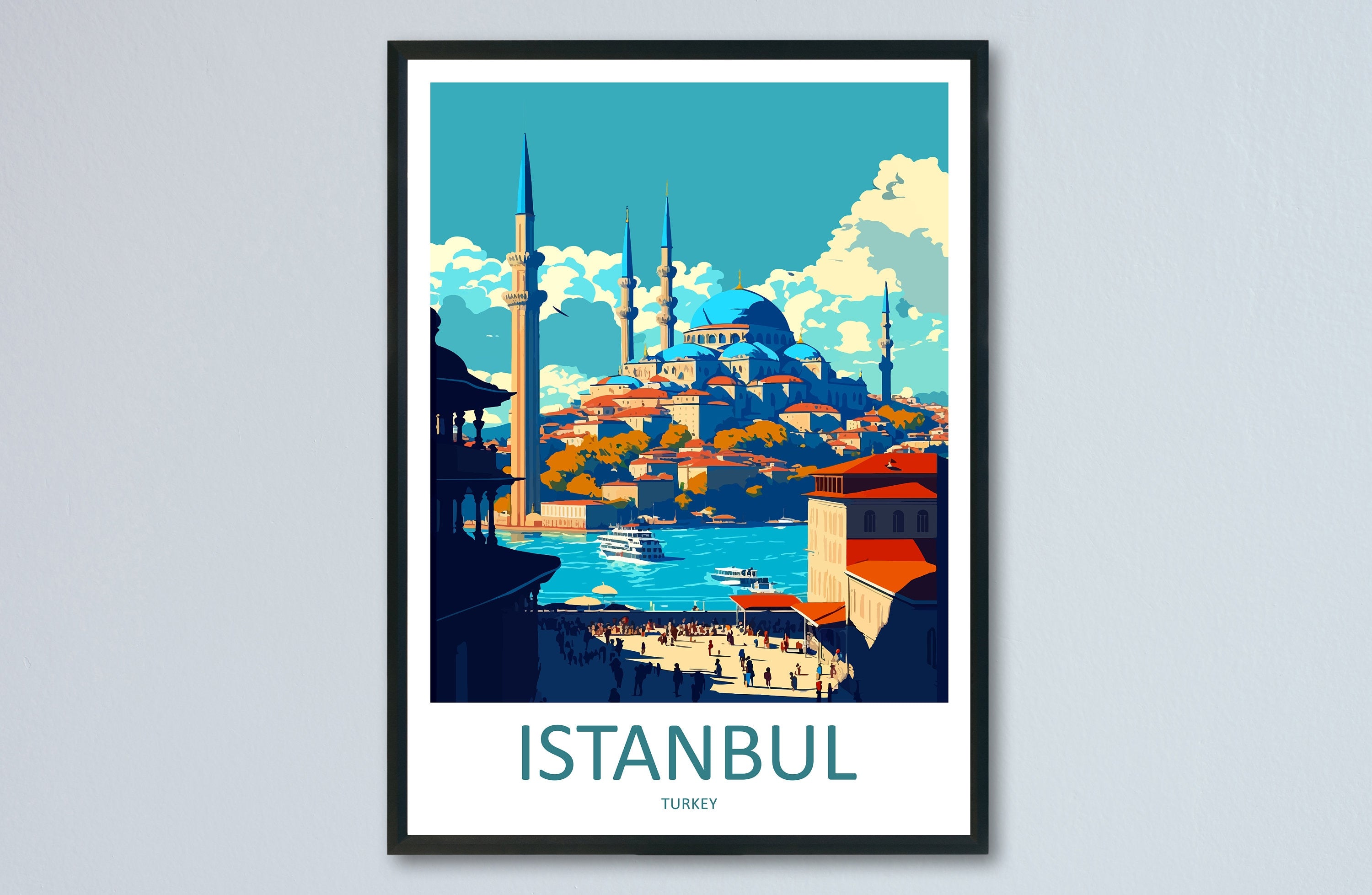 Istanbul Travel Print