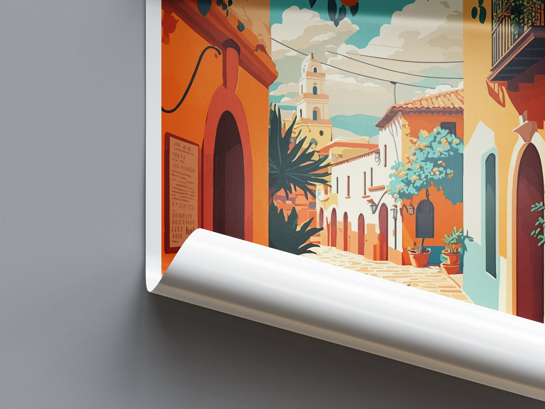 Oaxaca Travel Print Wall Art Oaxaca Wall Hanging Home Decoration Oaxaca Gift Art Lovers Wall Art Print Art Oaxaca Wall Hanging Poster Décor