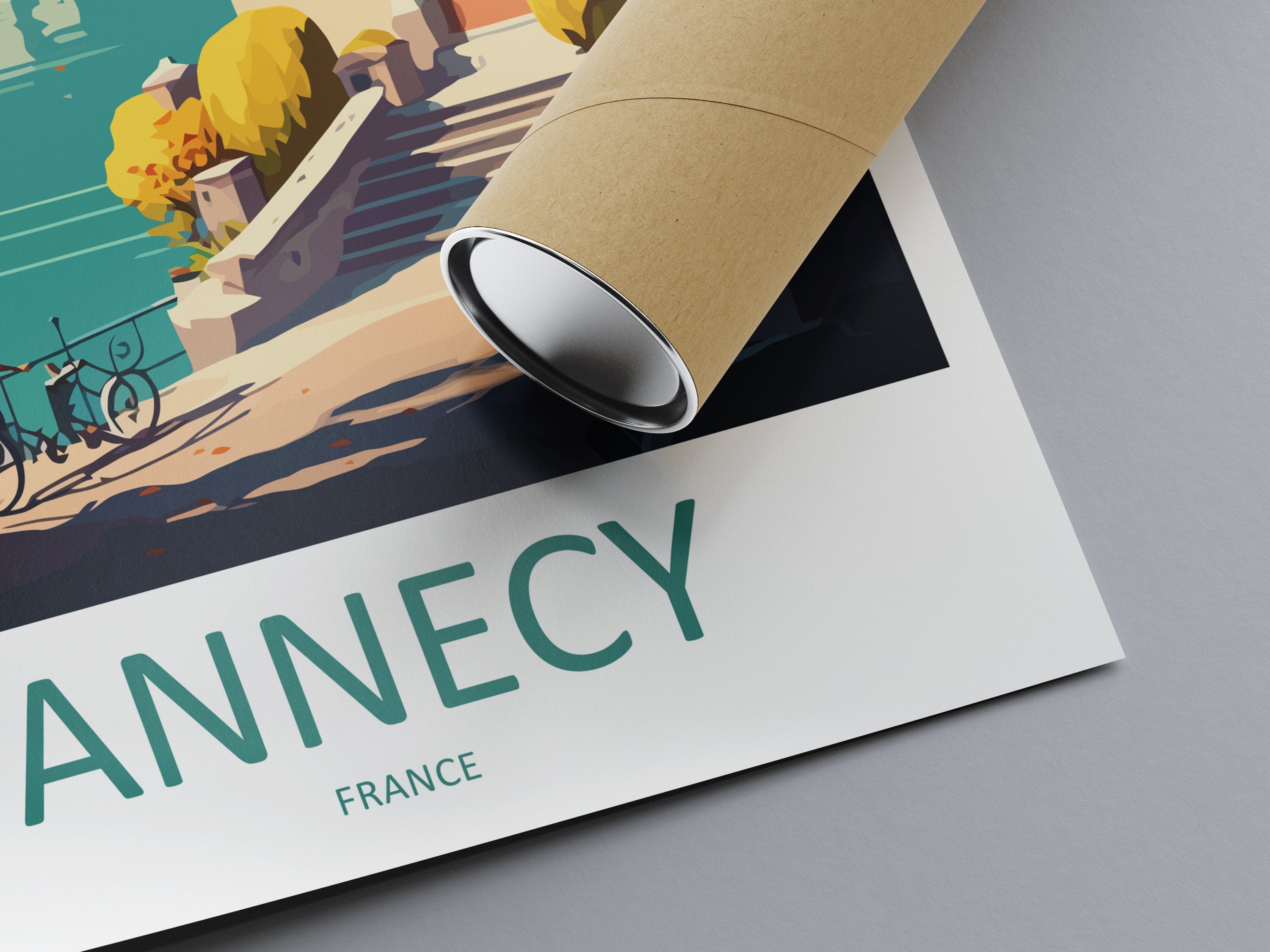 Annecy Travel Print