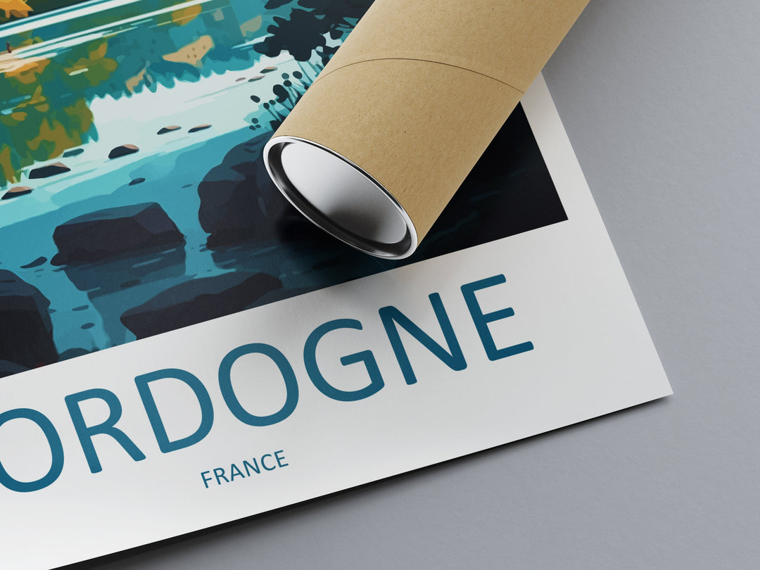 Dordogne Travel Print Wall Art Dordogne Wall Hanging Home Decoration Dordogne Gift Art Lovers Wall Art Print Art Dordogne Wall Hanging Art