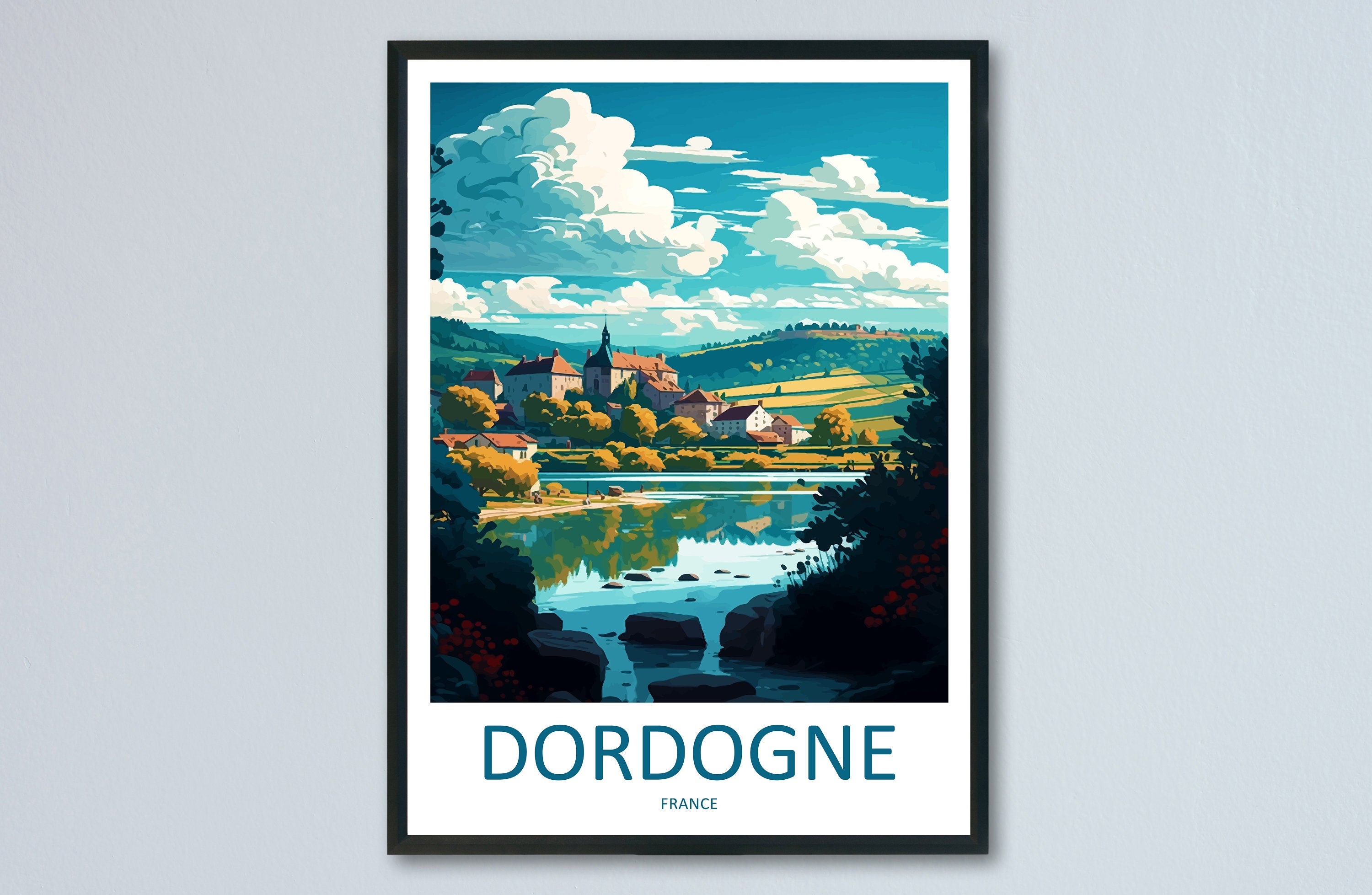 Dordogne Travel Print