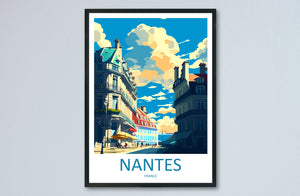 Nantes Travel Print