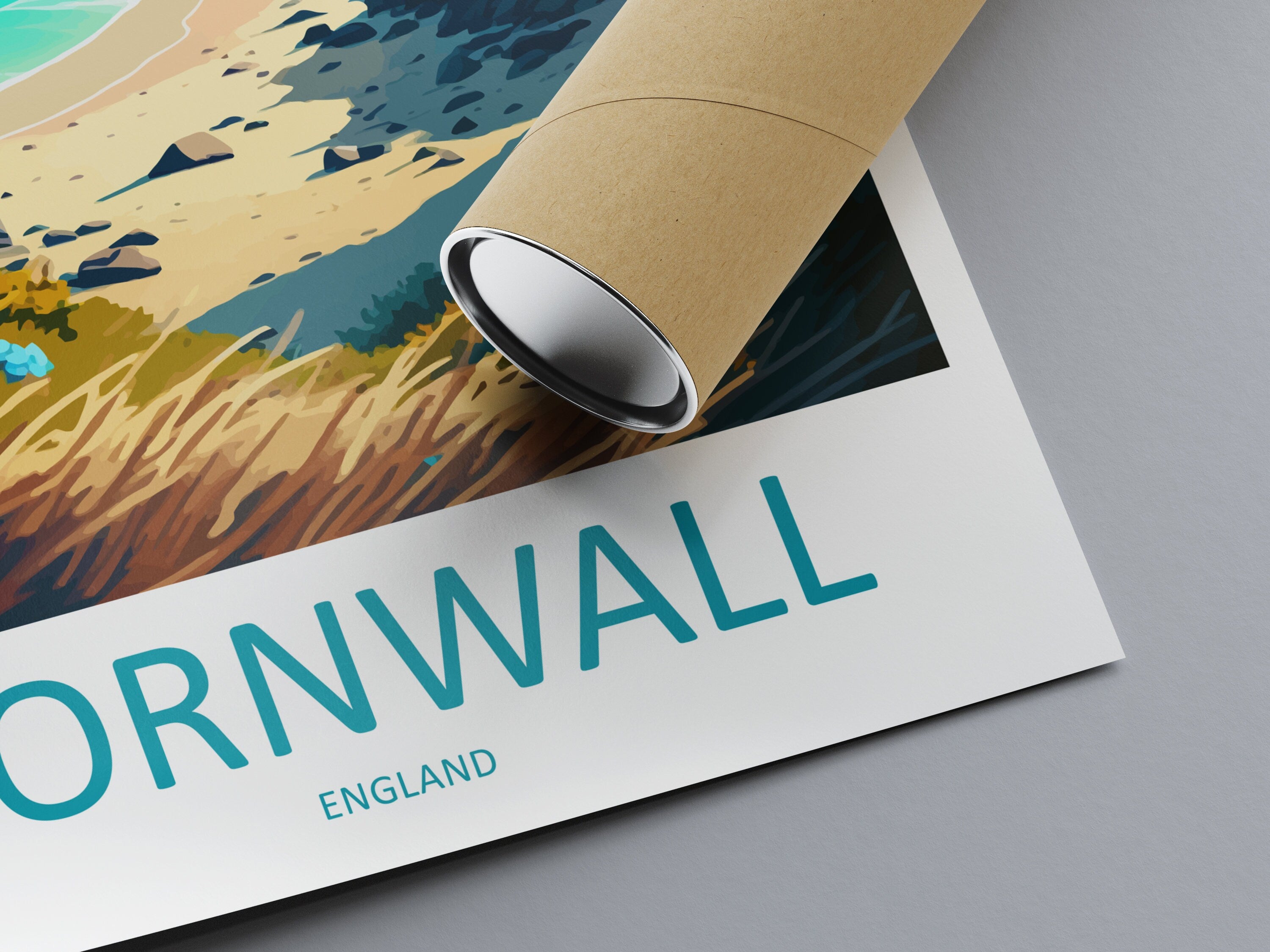 Cornwall Travel Print