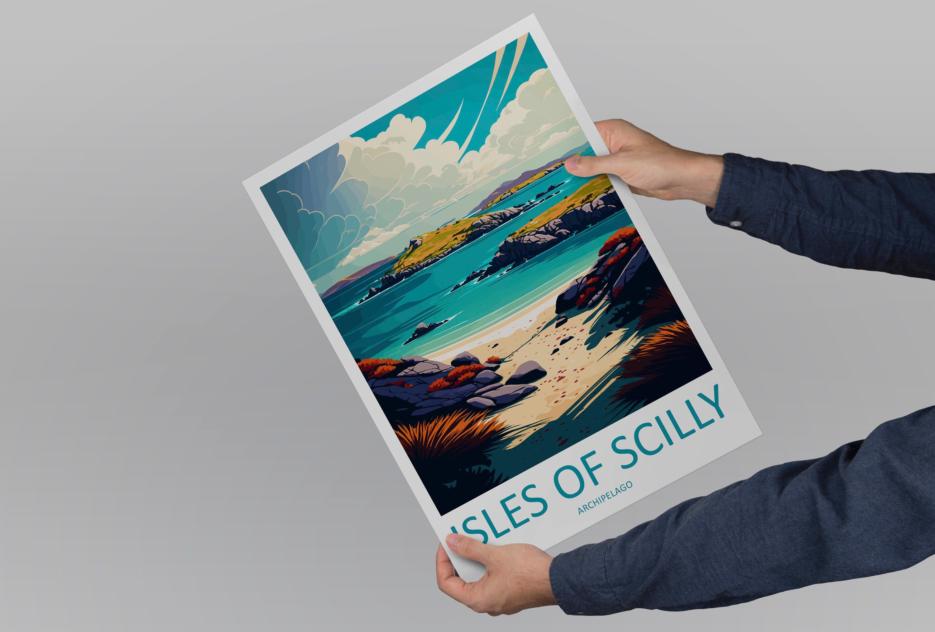 Isles of Scilly Travel Print