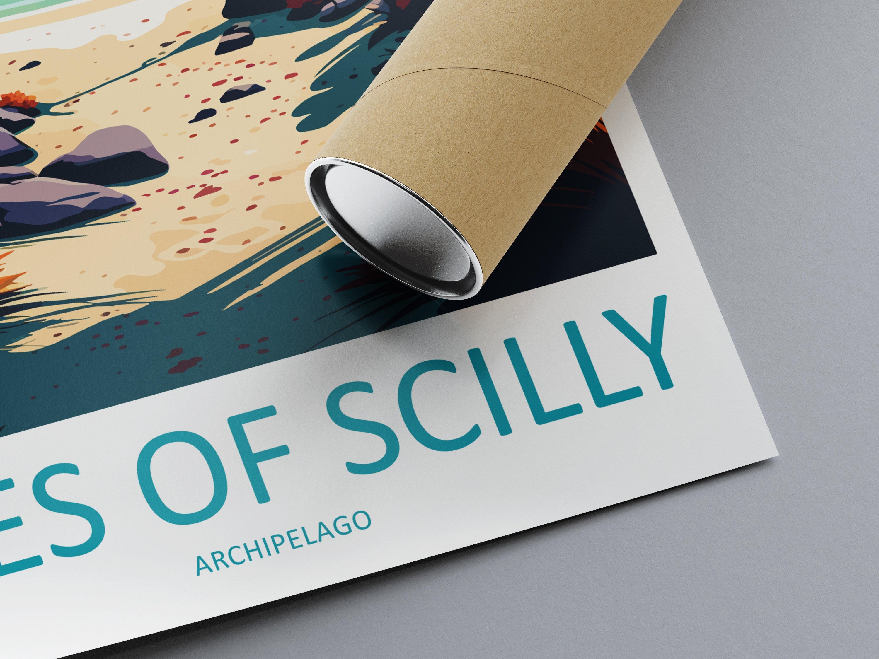 Isles of Scilly Travel Print