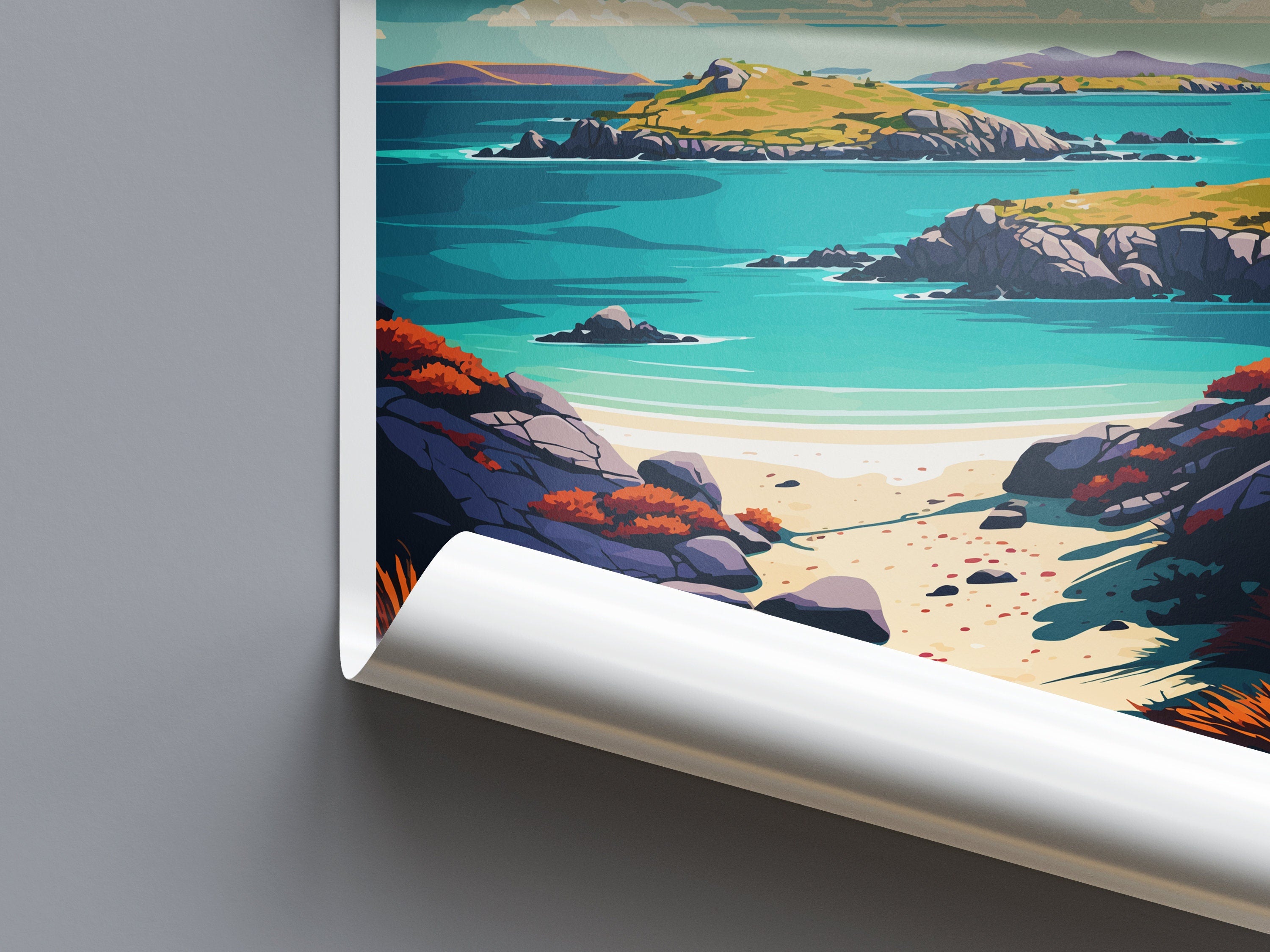 Isles of Scilly Travel Print