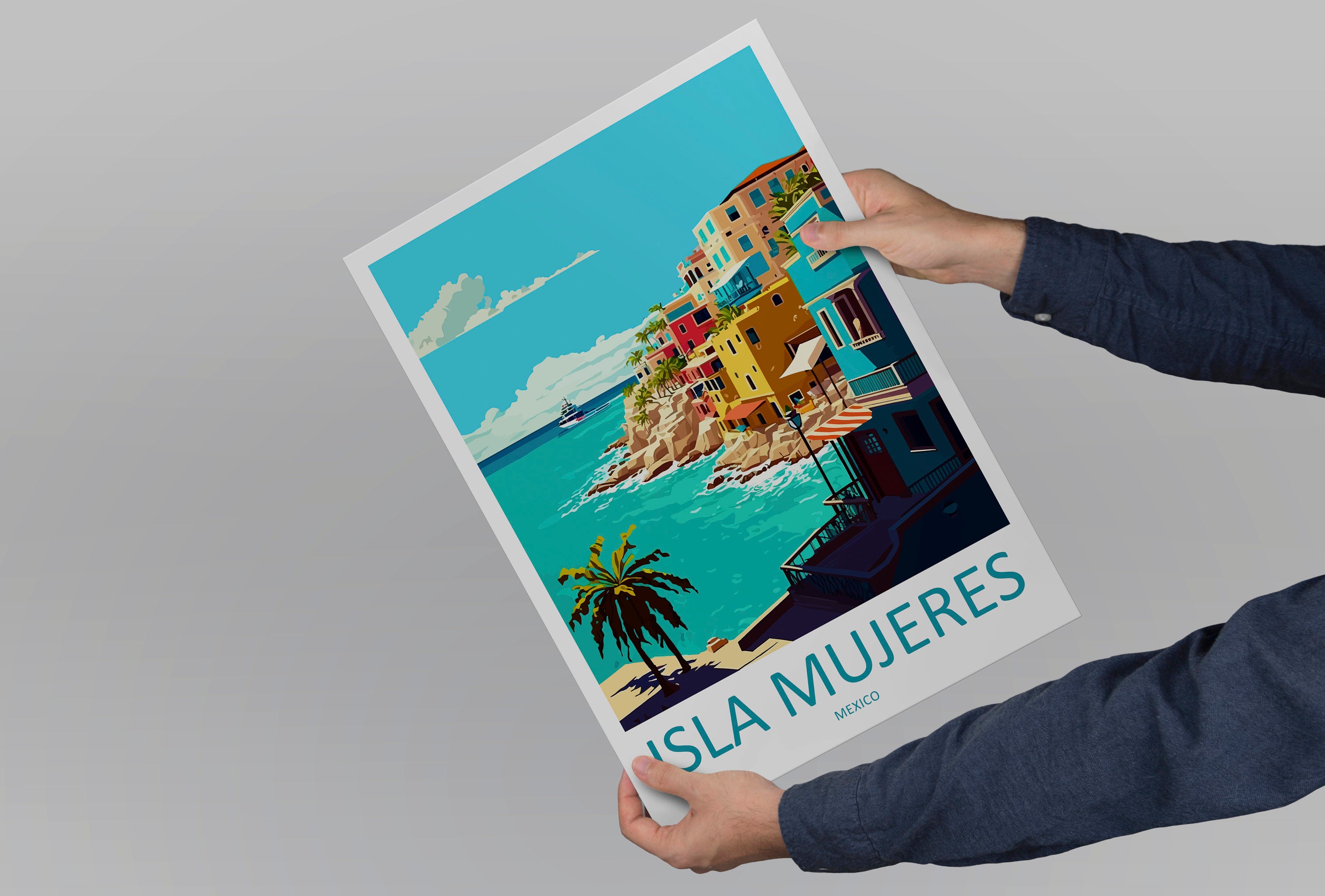 Isla Mujeres Travel Print