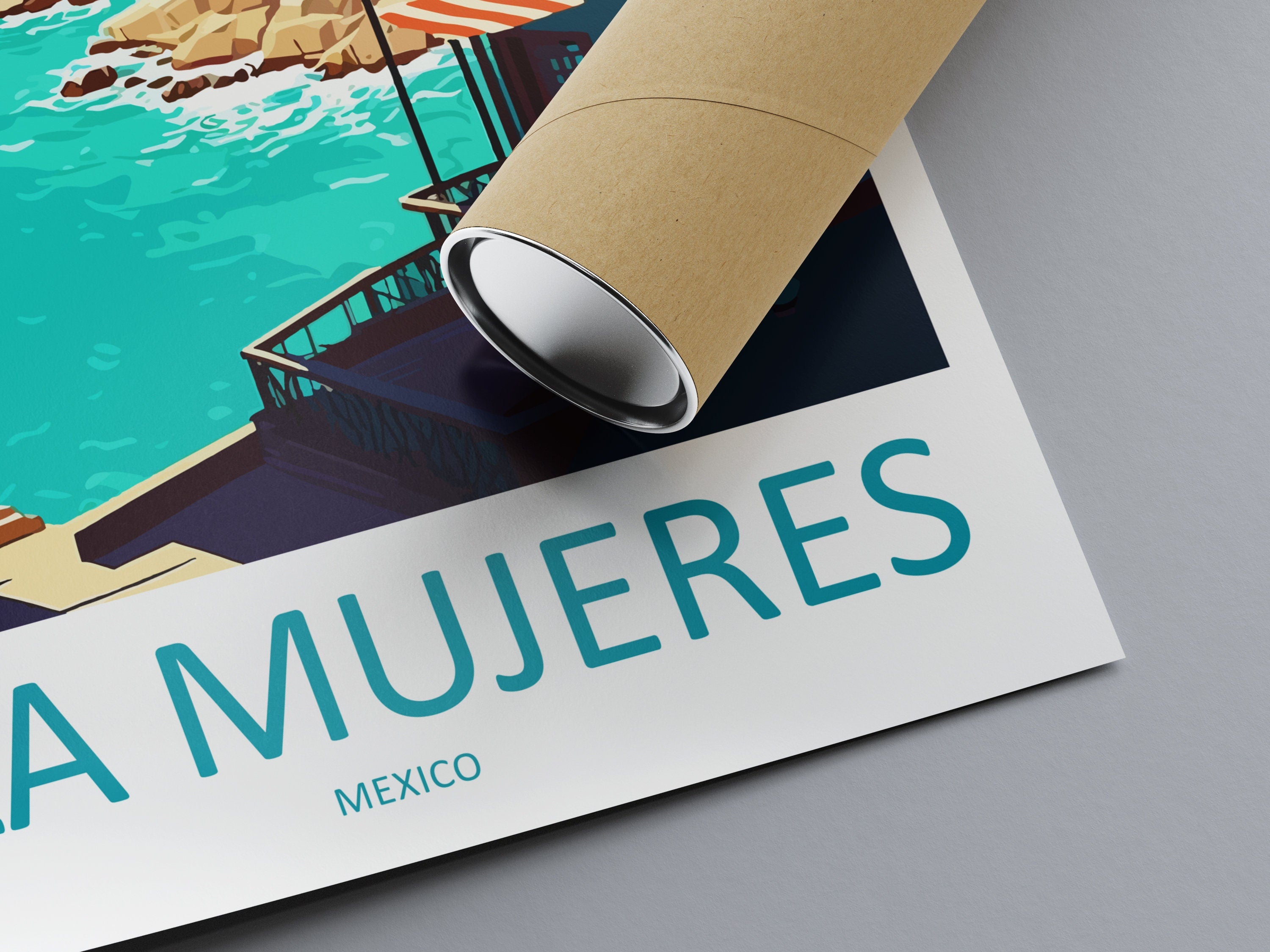 Isla Mujeres Travel Print