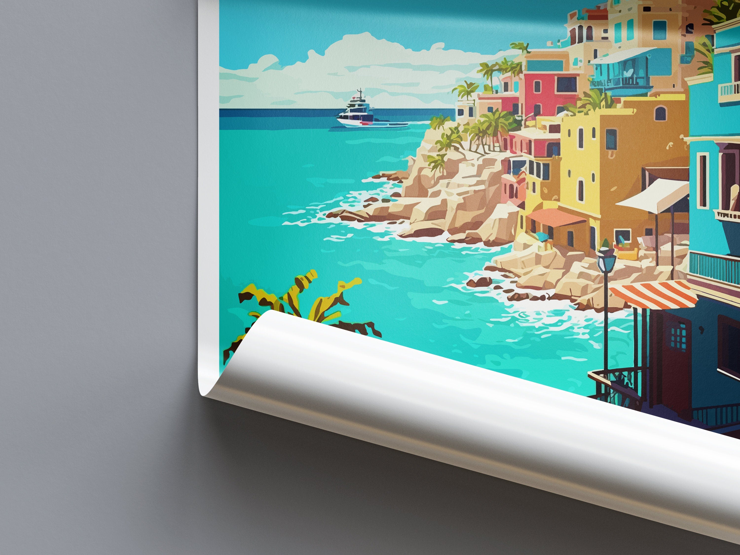 Isla Mujeres Travel Print