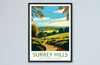 Surrey Hills Travel Print