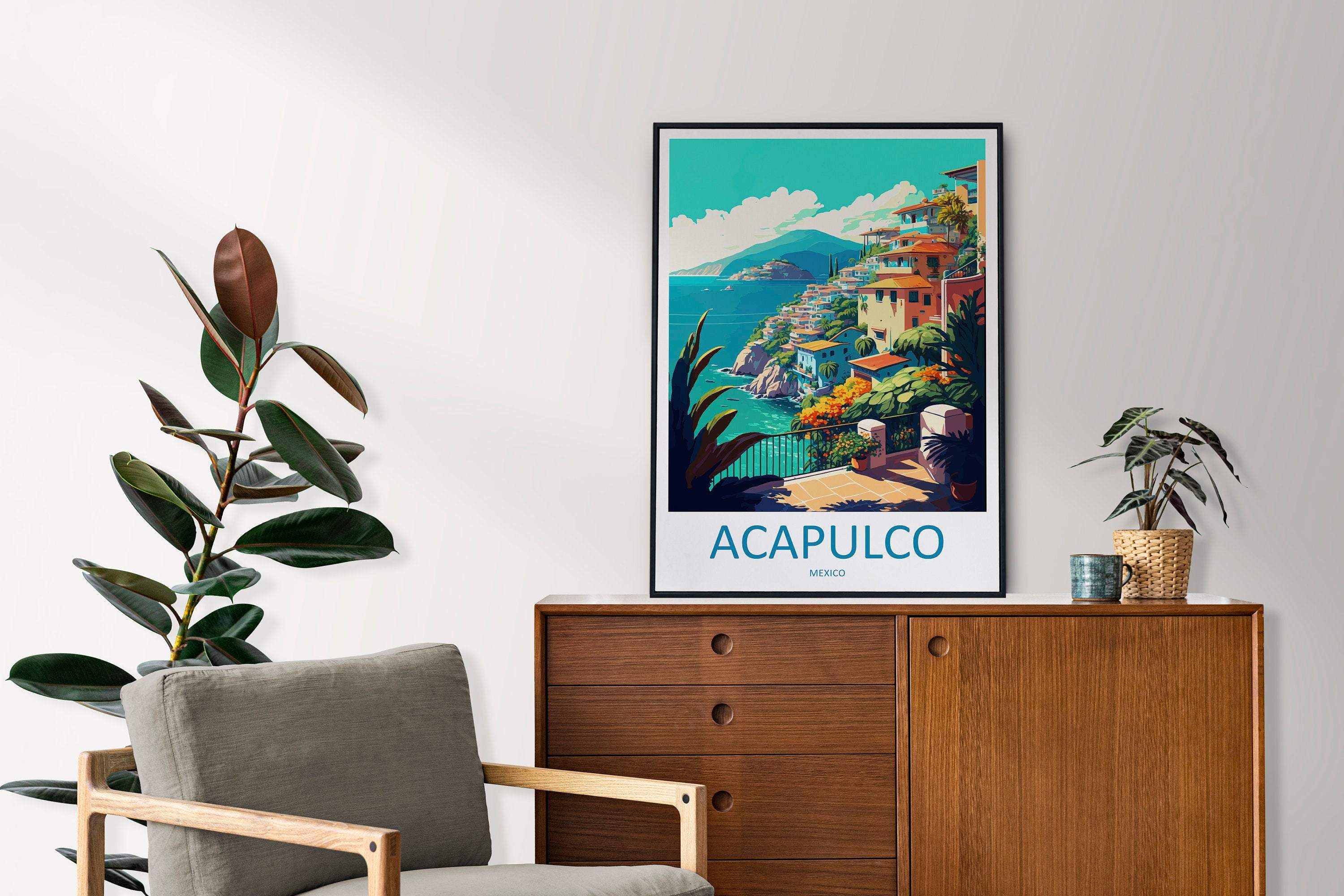 Acapulco Travel Print