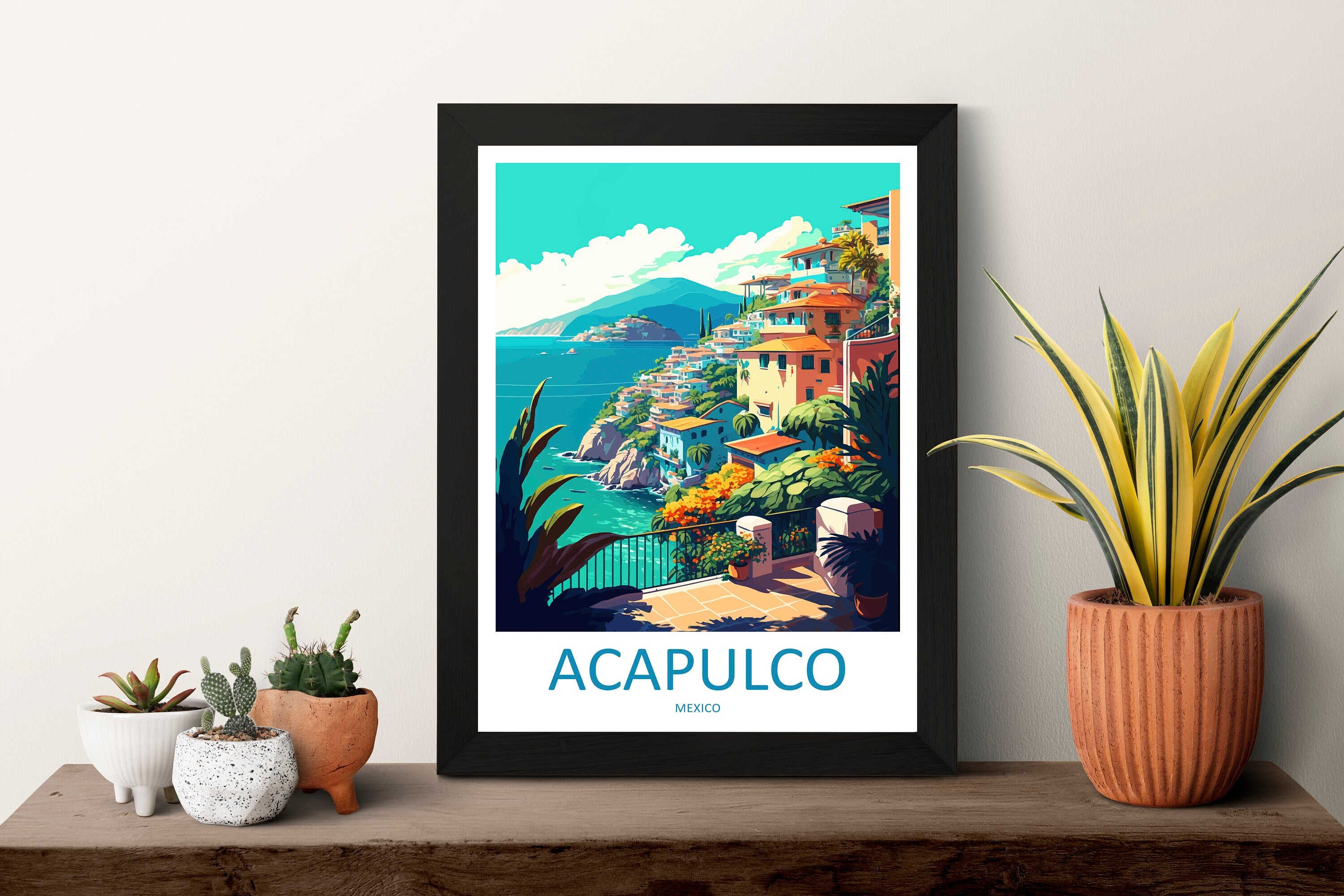 Acapulco Travel Print