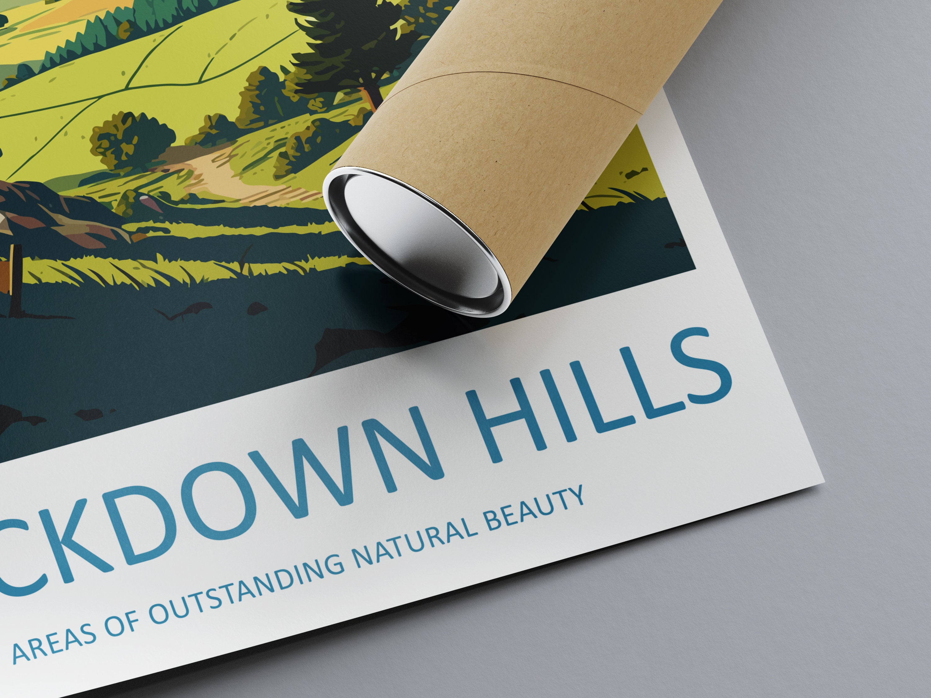 Blackdown Hills Travel Print