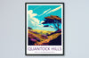 Quantock Hills Travel Print