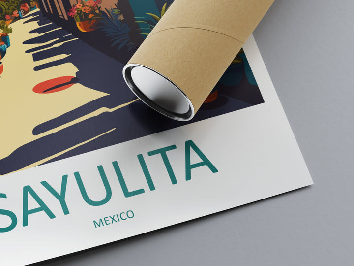 Sayulita Travel Print Wall Art Sayulita Wall Hanging Home Decoration Sayulita Gift Art Lovers Wall Art Print Art Sayulita Mexico Wall Poster