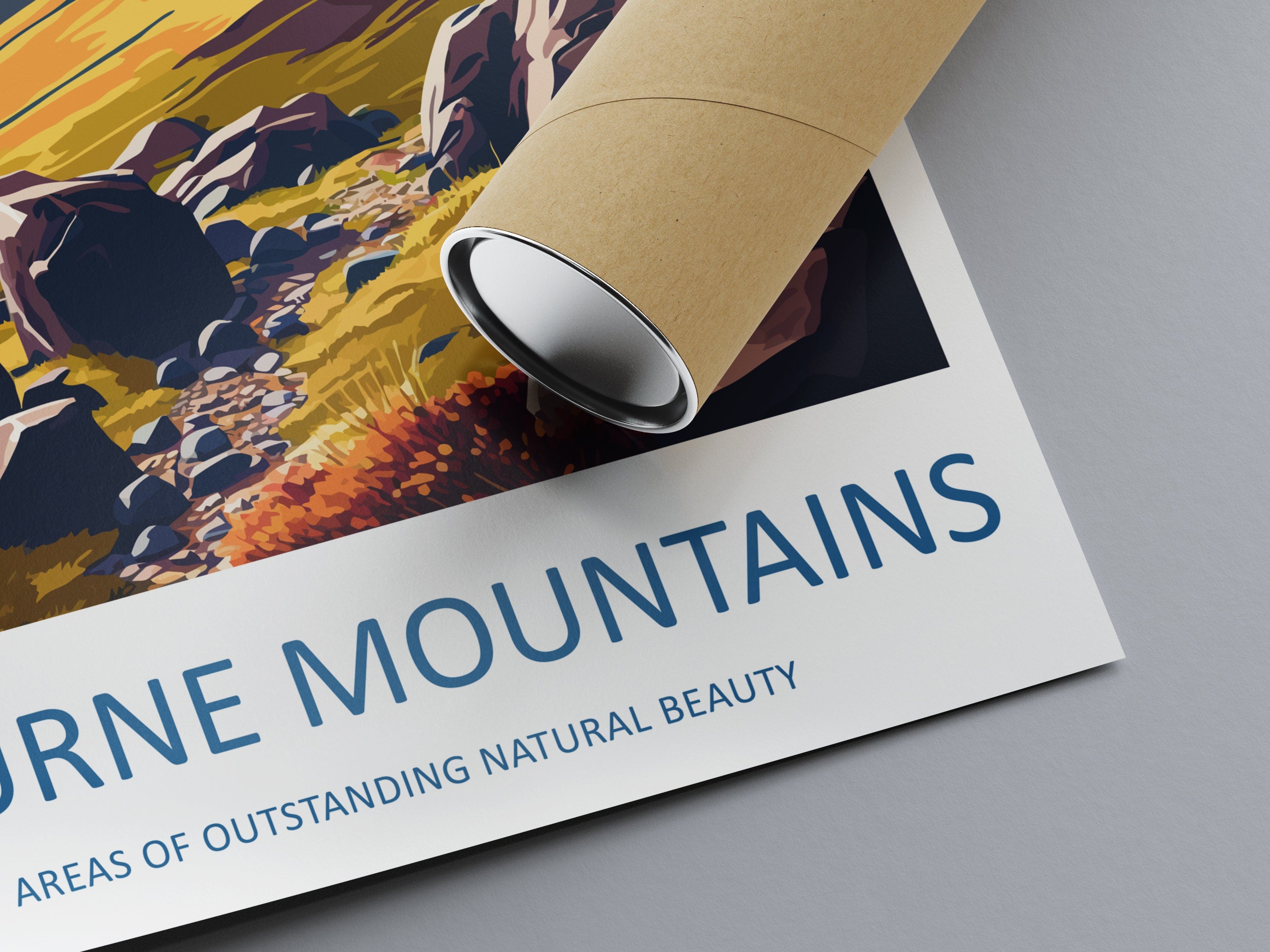 Mourne Mountains Travel Print