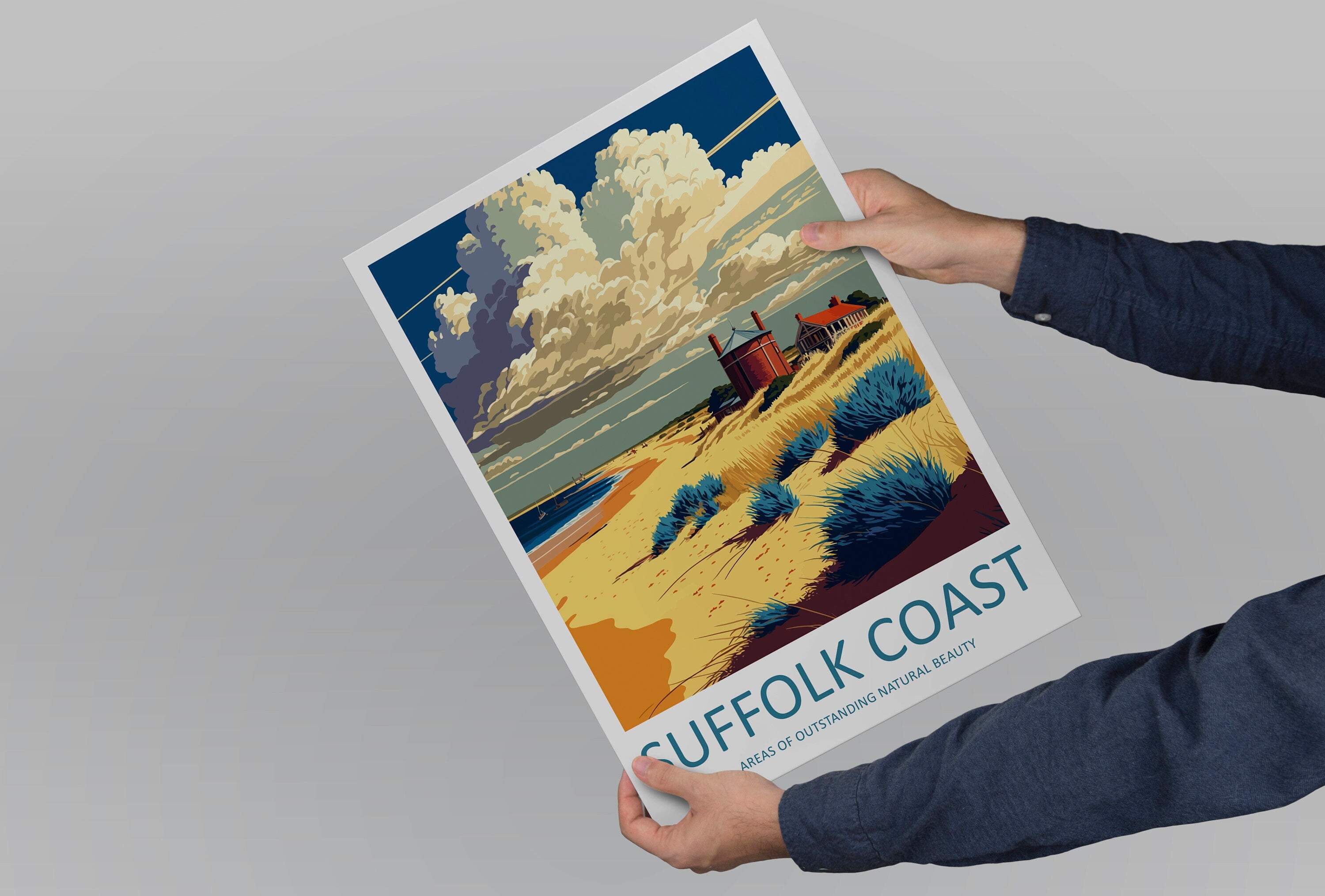 Suffolk Coast Travel Print