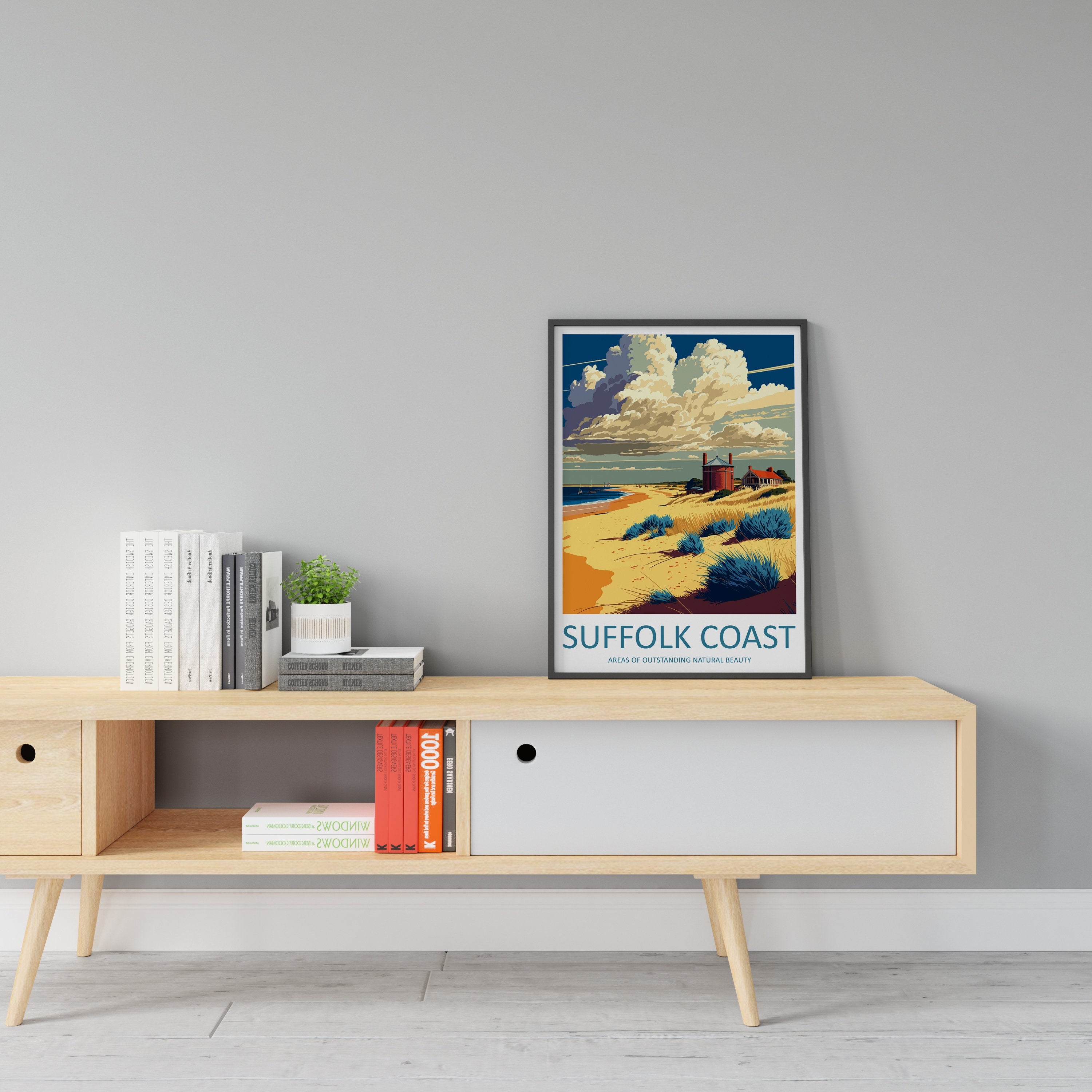 Suffolk Coast Travel Print