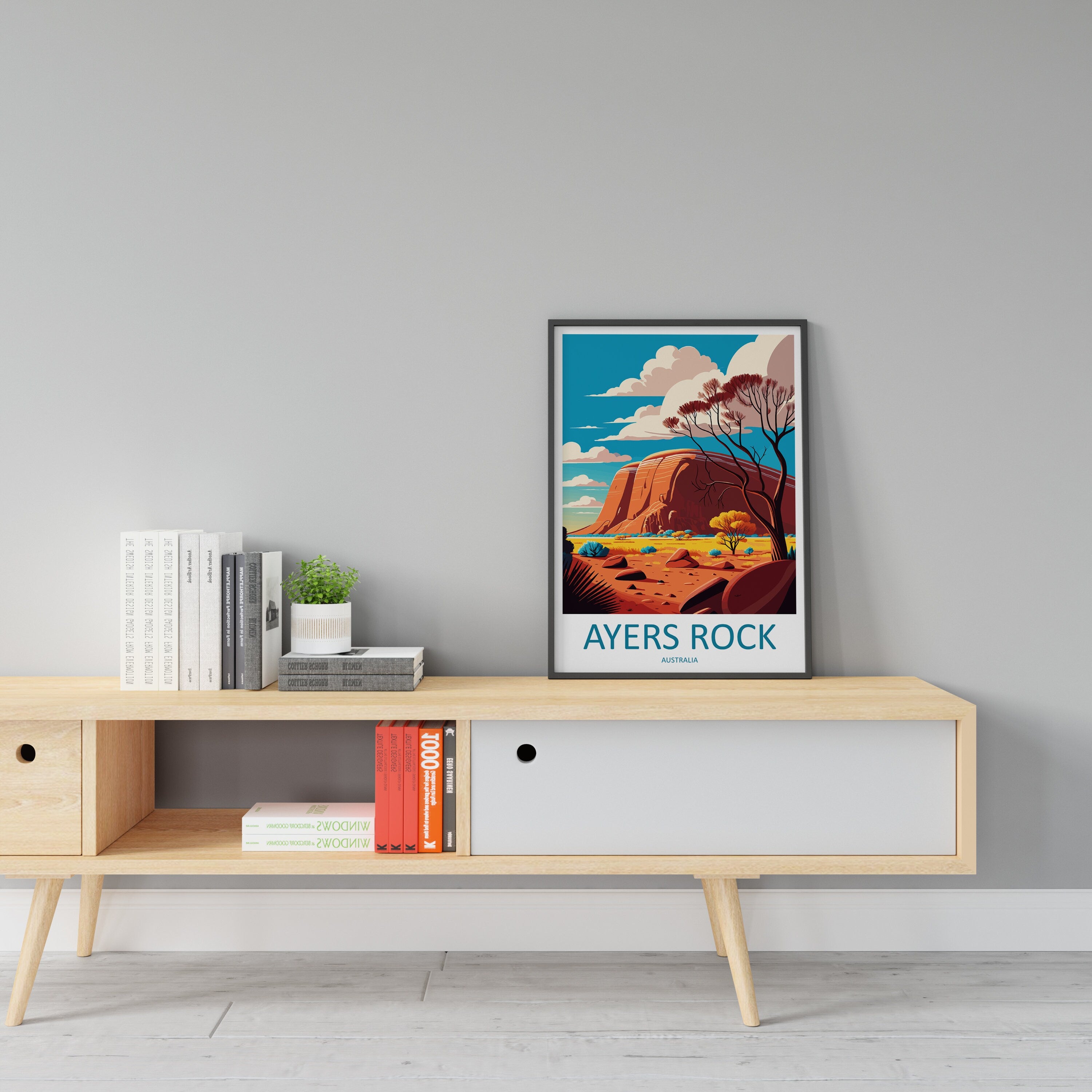 Ayers Rock Travel Print