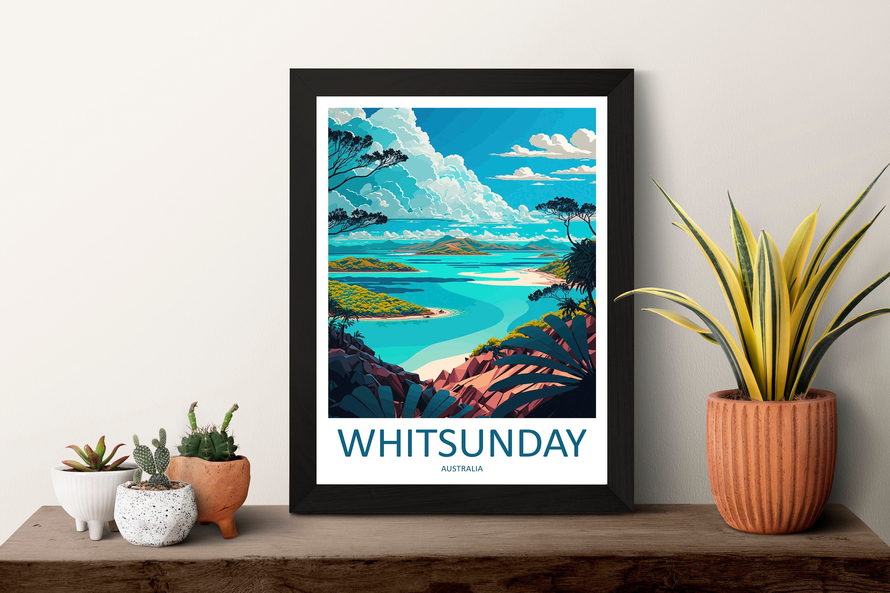 Whitsunday Travel Print