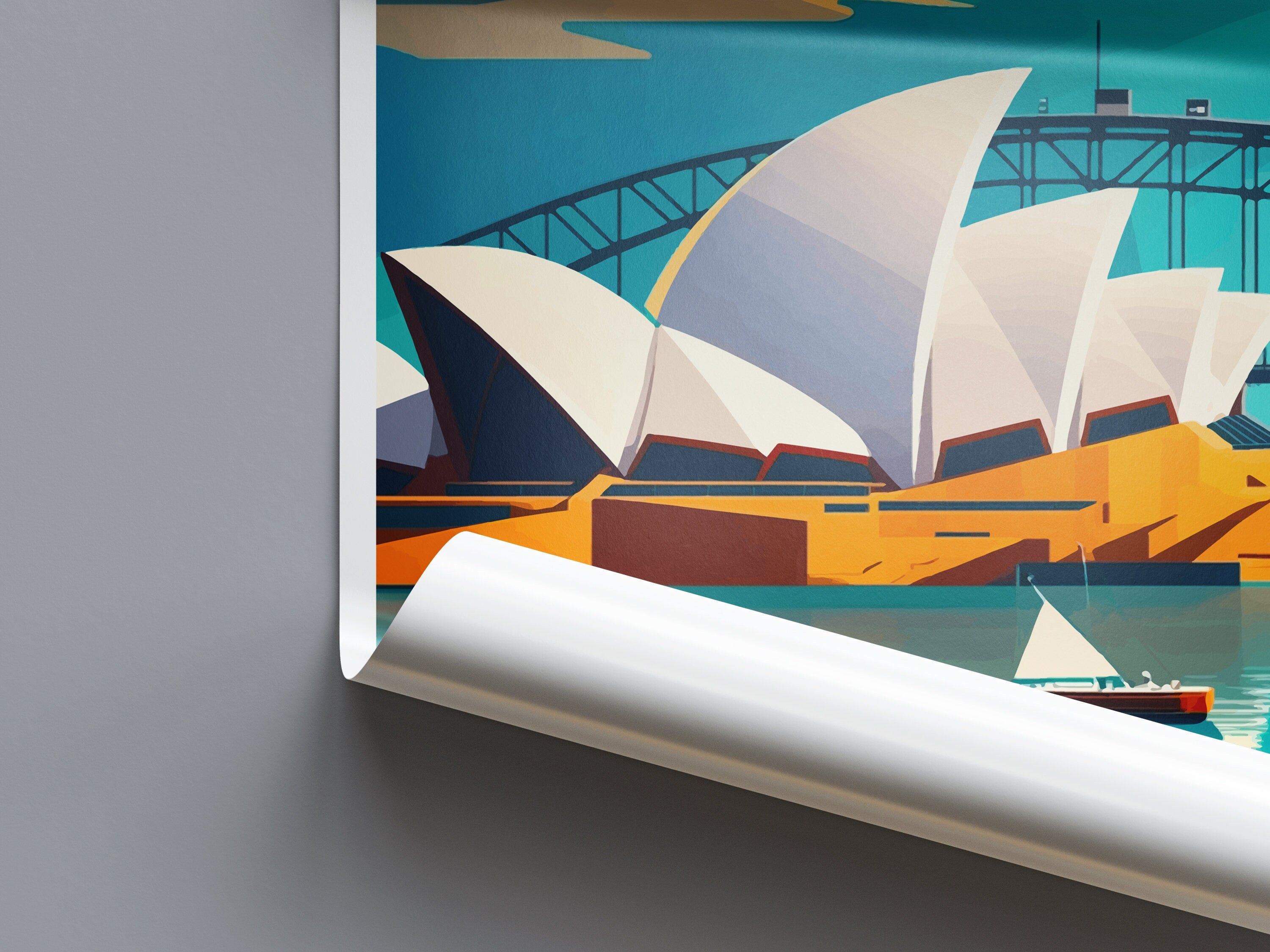 Sydney Opera House Travel Print