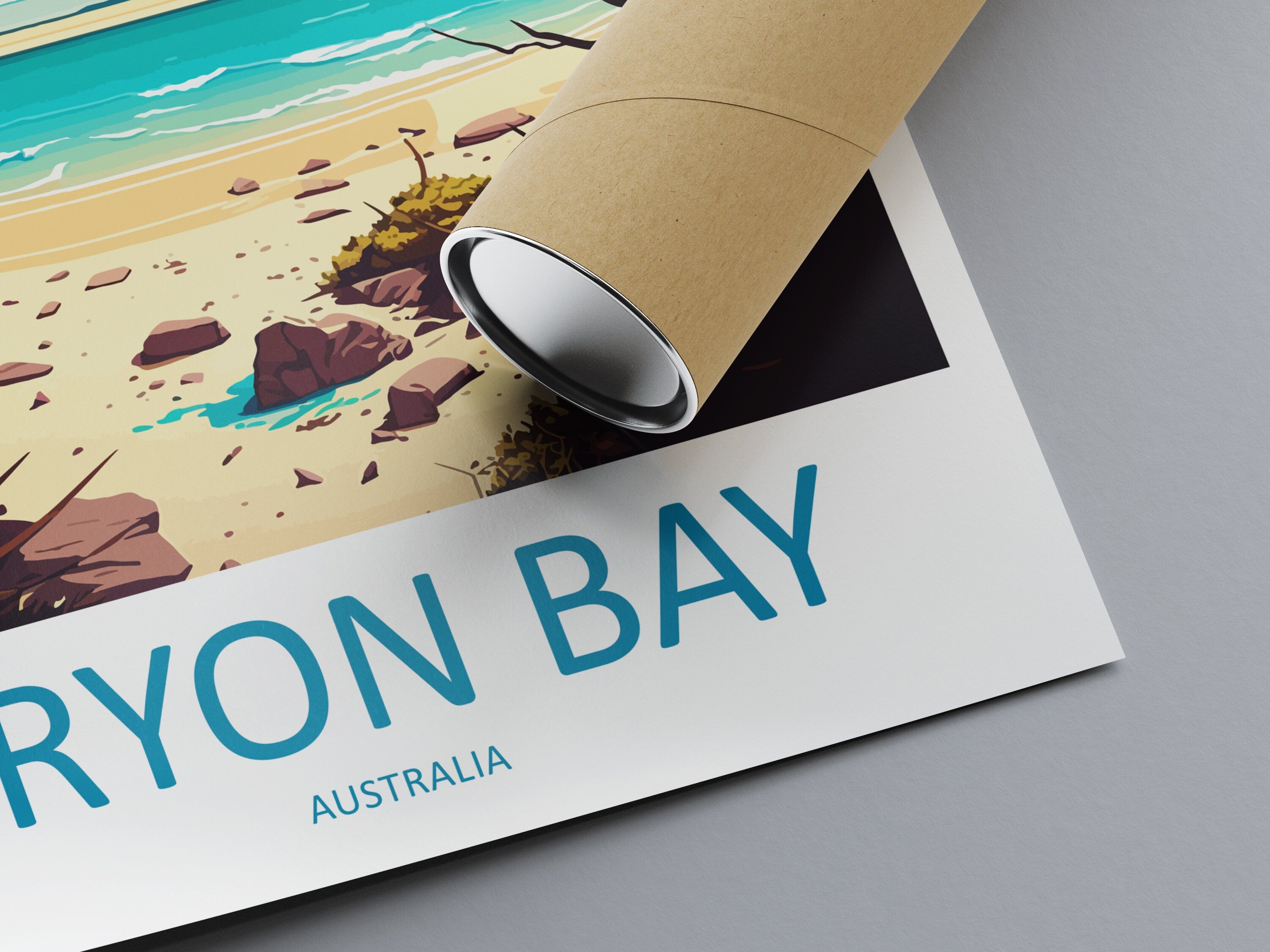 Bryon Bay Travel Print