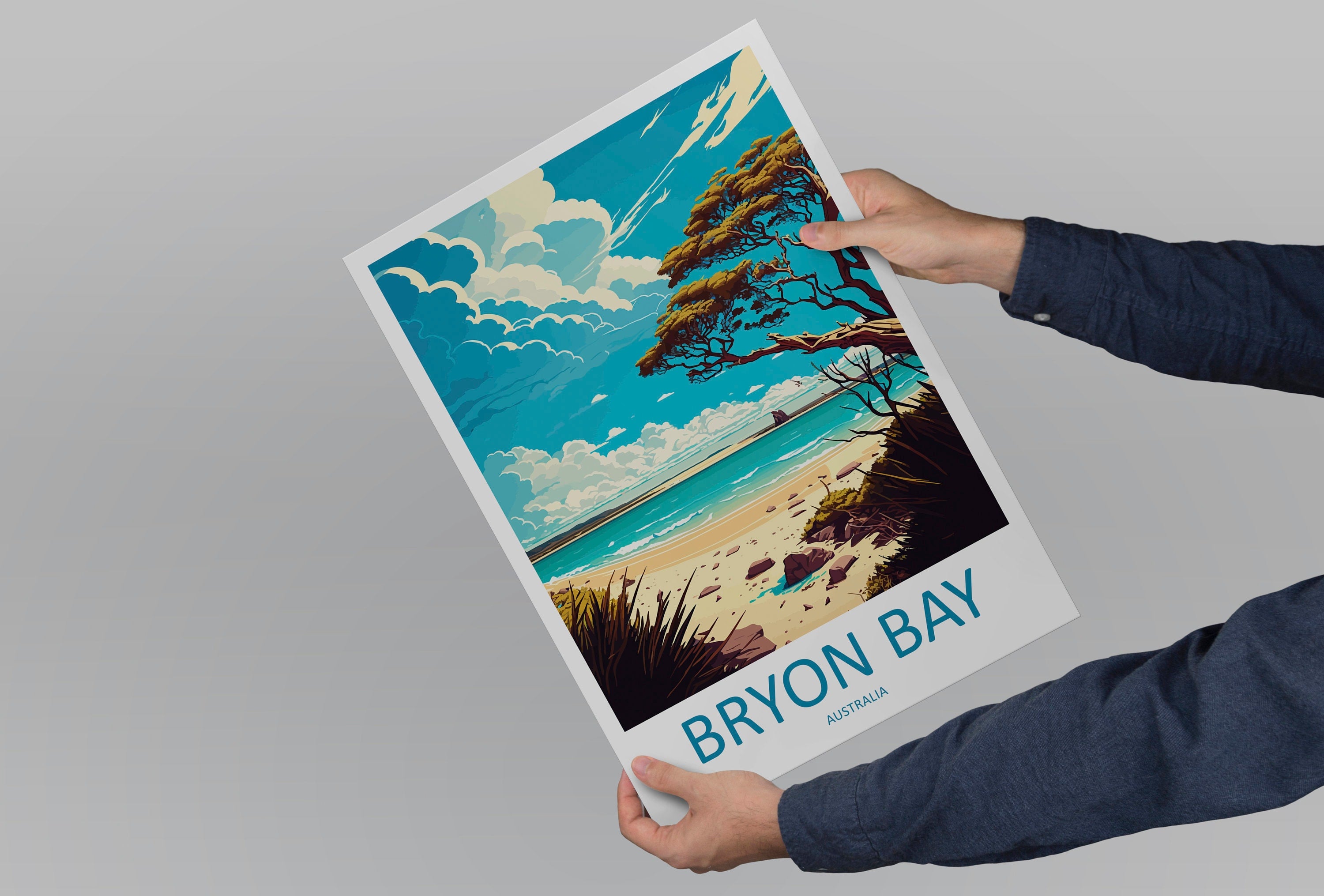 Bryon Bay Travel Print