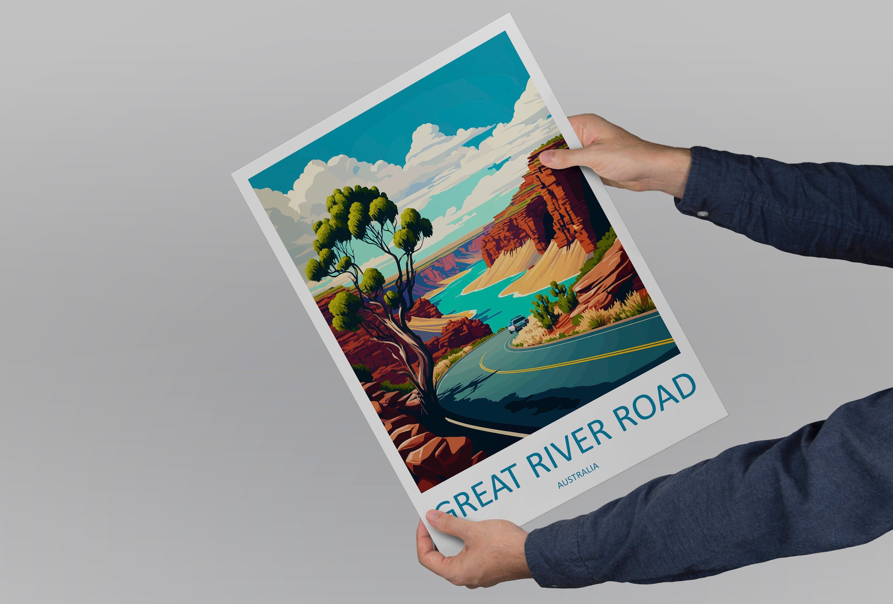 Great River Road Travel Print