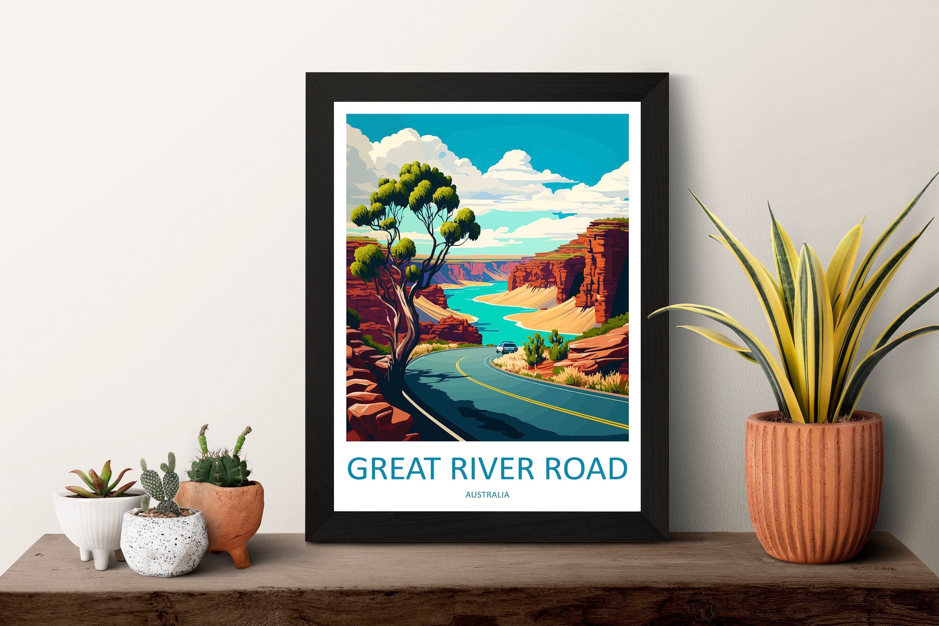 Great River Road Travel Print